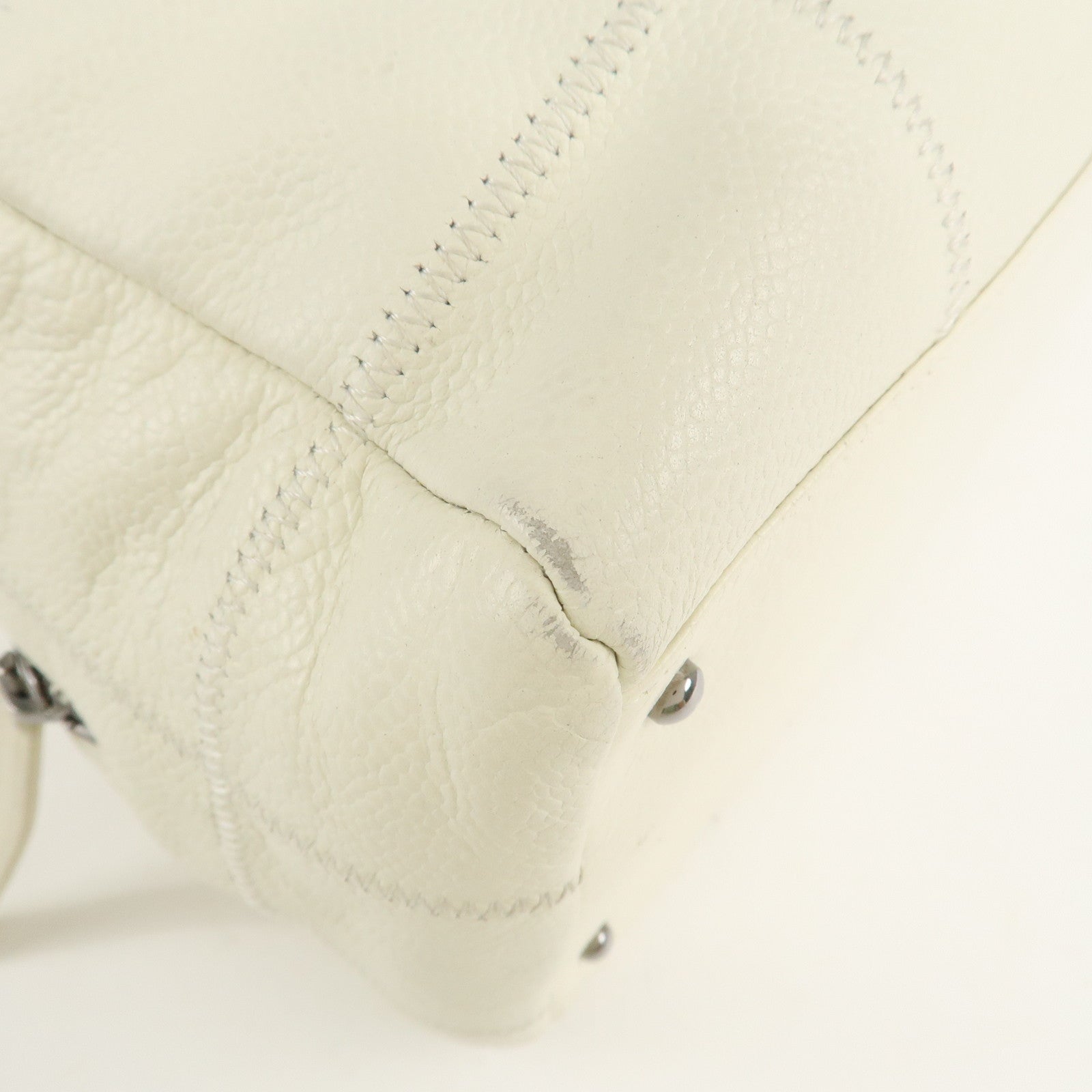 CHANEL Chocolate Bar Caviar Skin Mini Boston Bag Black A26135 Used