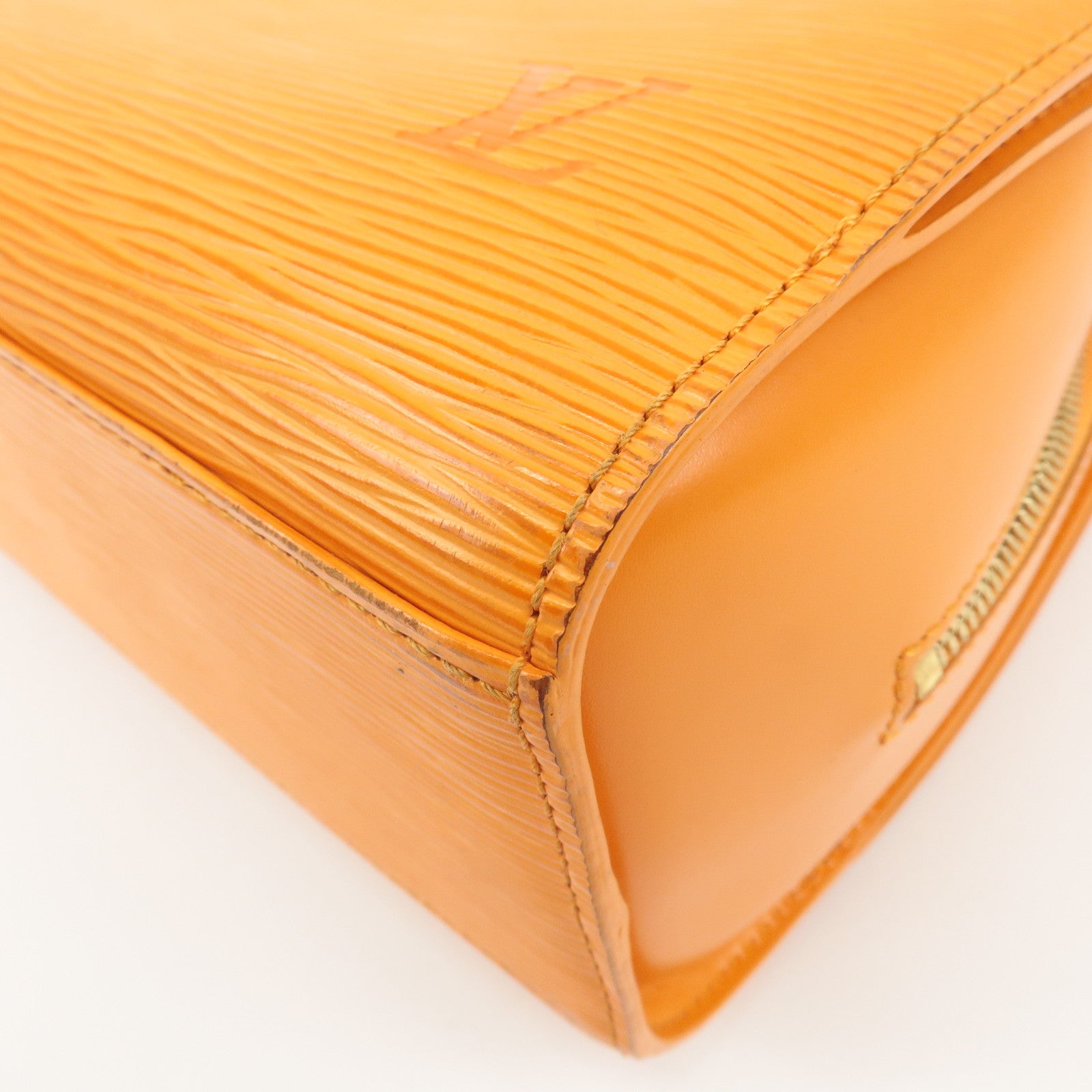 Louis Vuitton Epi Pont Neuf Hand Bag Mandarin Orange M5205H Used