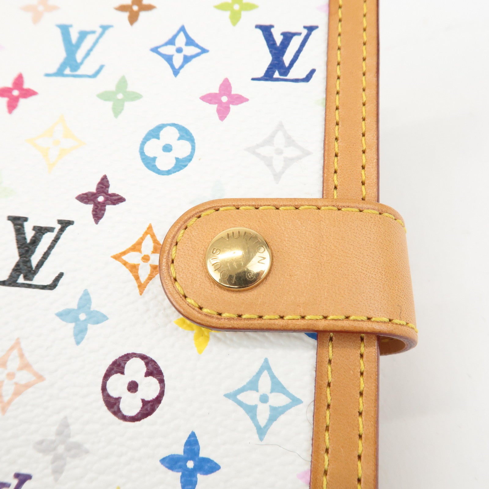 Louis Vuitton Monogram Multi Color Agenda PM Planner Cover R20896 Used