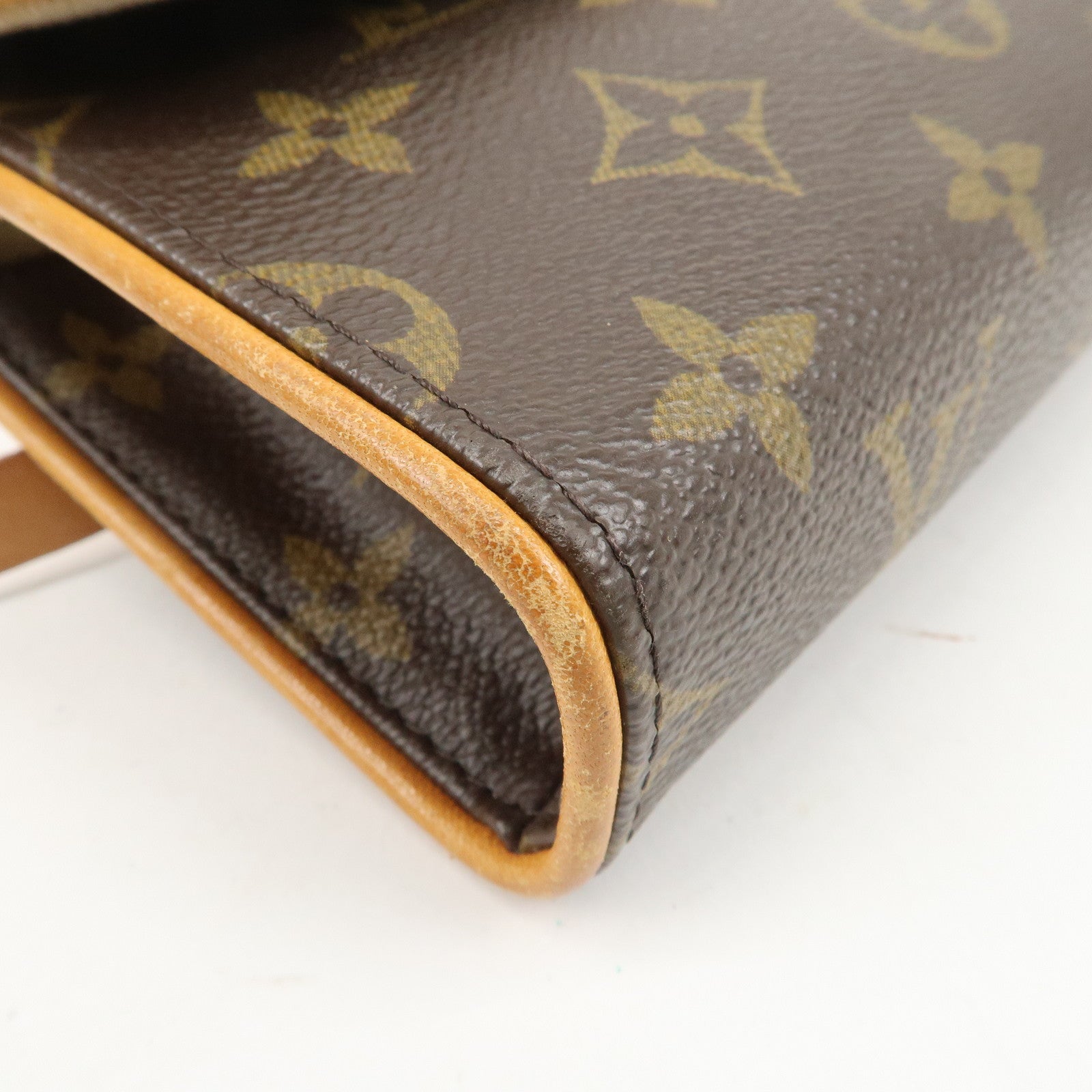 Louis Vuitton Monogram Pochette Florentine Waist Bag BeltXS M51855 Used