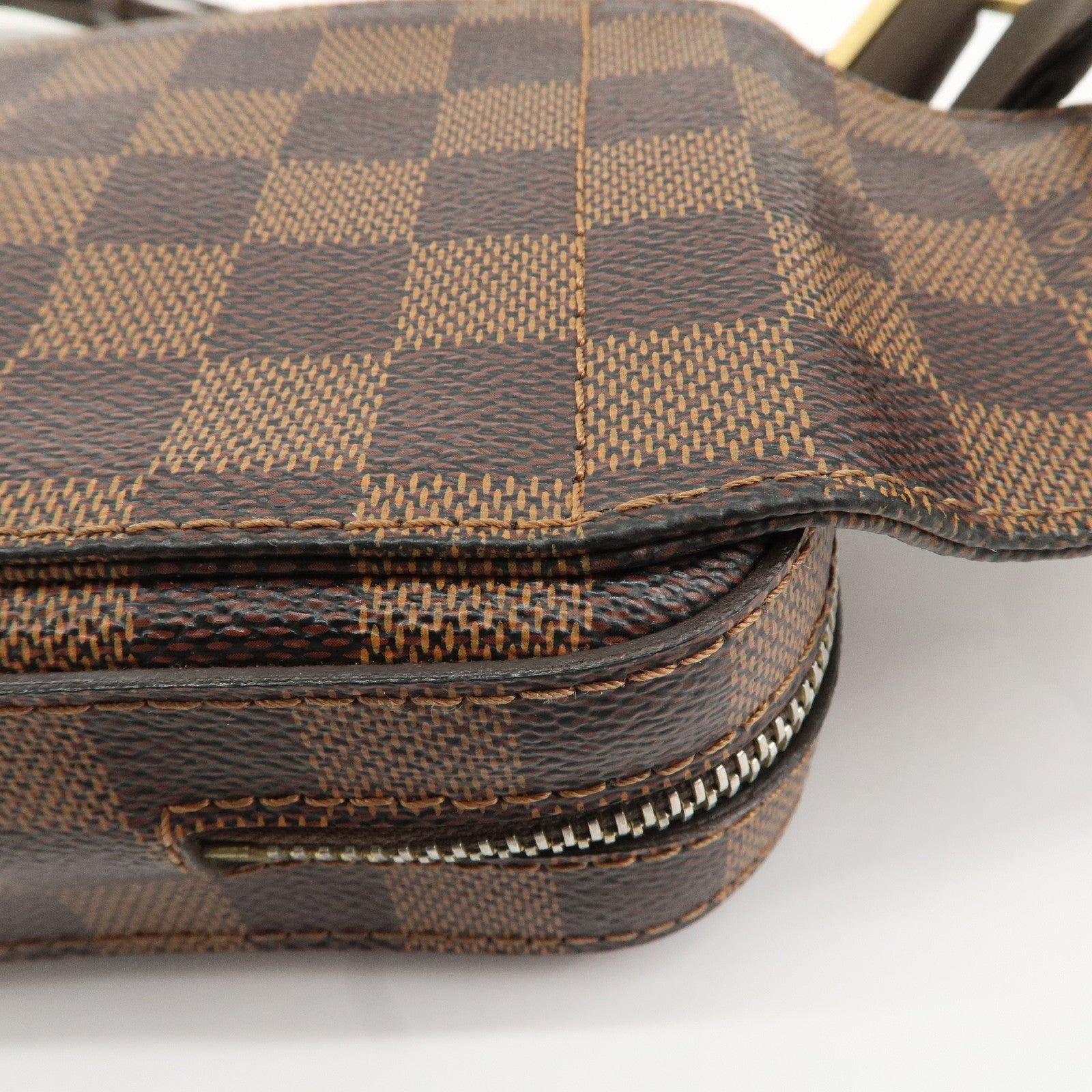 Louis Vuitton Damier Geronimos Body Bag Waist Bag Brown N51944 Used