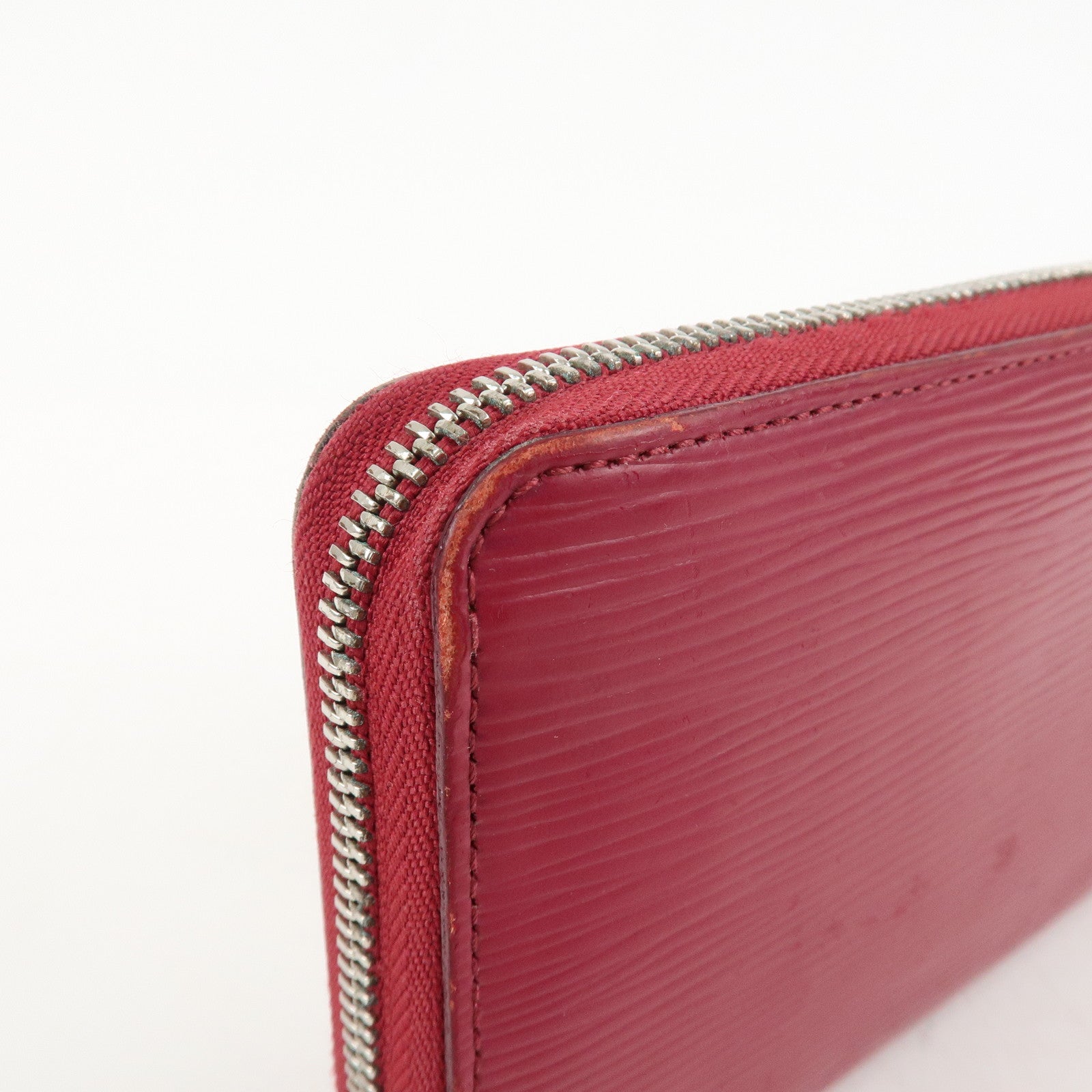 Louis Vuitton Epi Zippy Wallet Zip Around Wallet Fuchsia M60305 Used