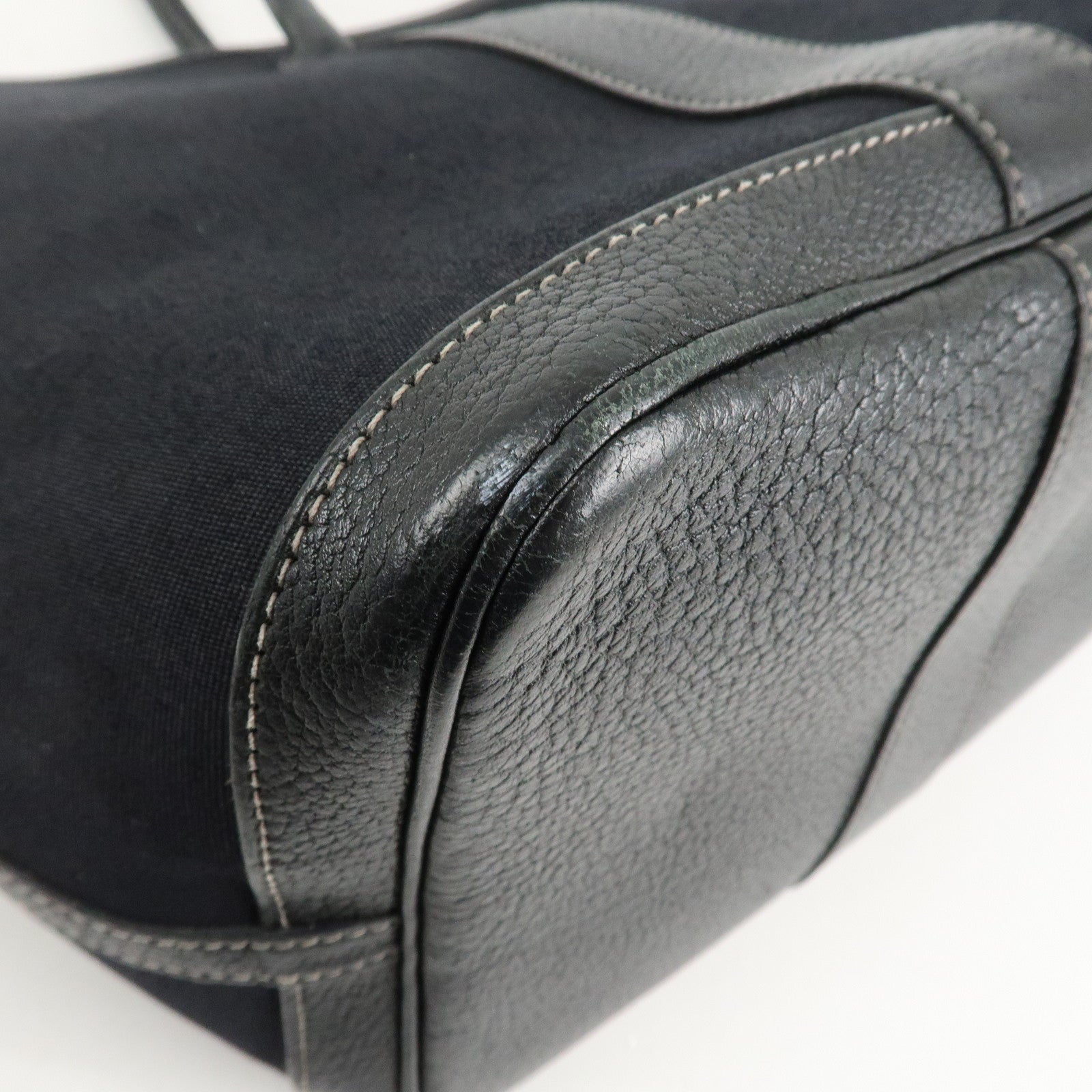 HERMES Toile Officier Negonda Garden Party PM I Stamped Tote Bag Used