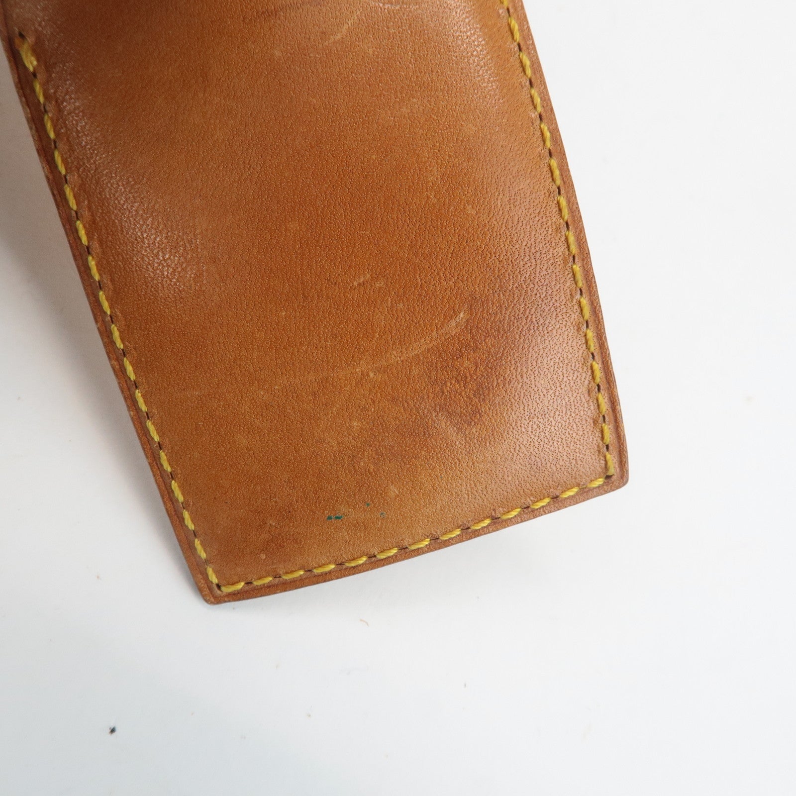 Louis Vuitton Set of 10 Leather Name Tag & Poignet Natural Used