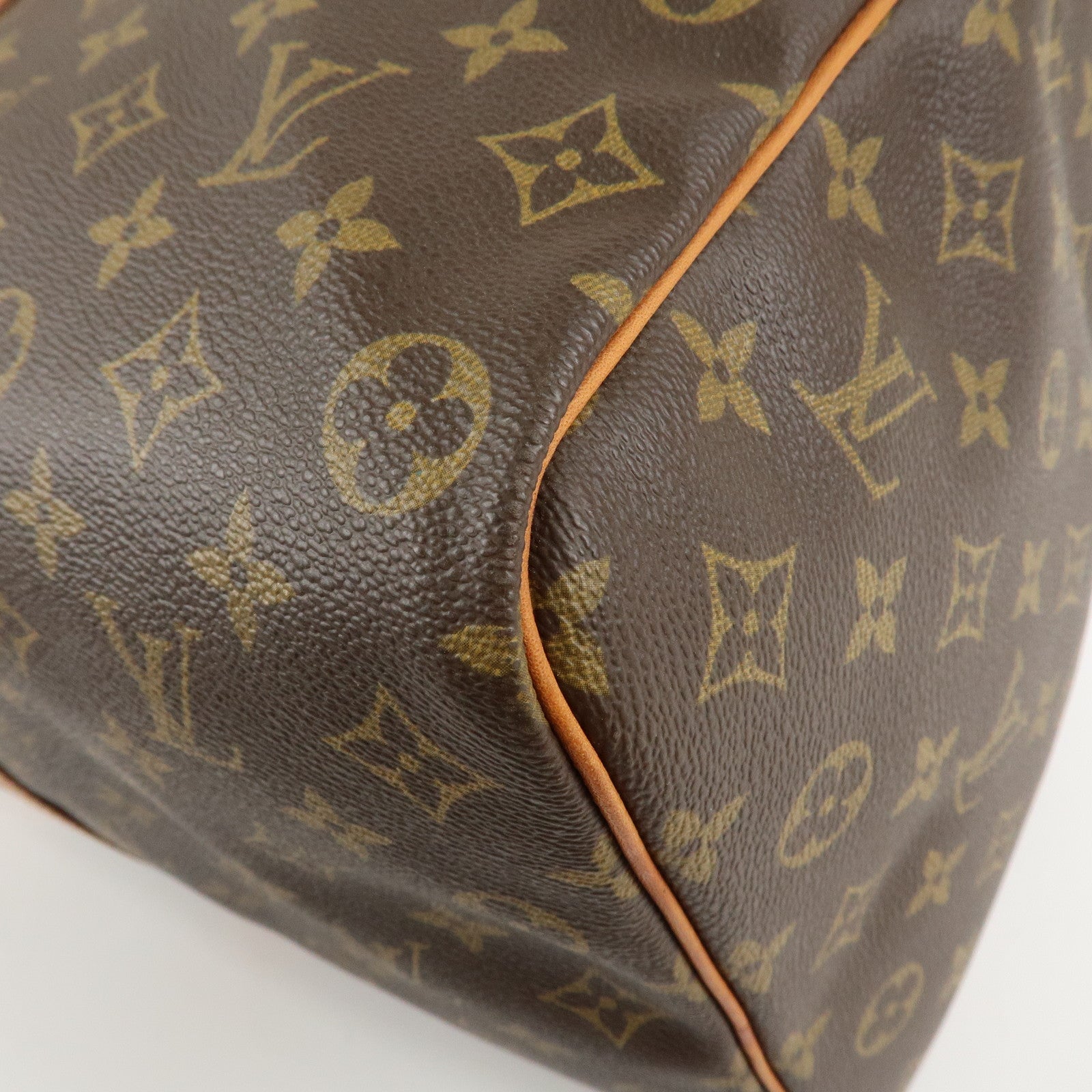 Louis Vuitton Monogram Keep All 50 Boston Bag Brown M41426 Used
