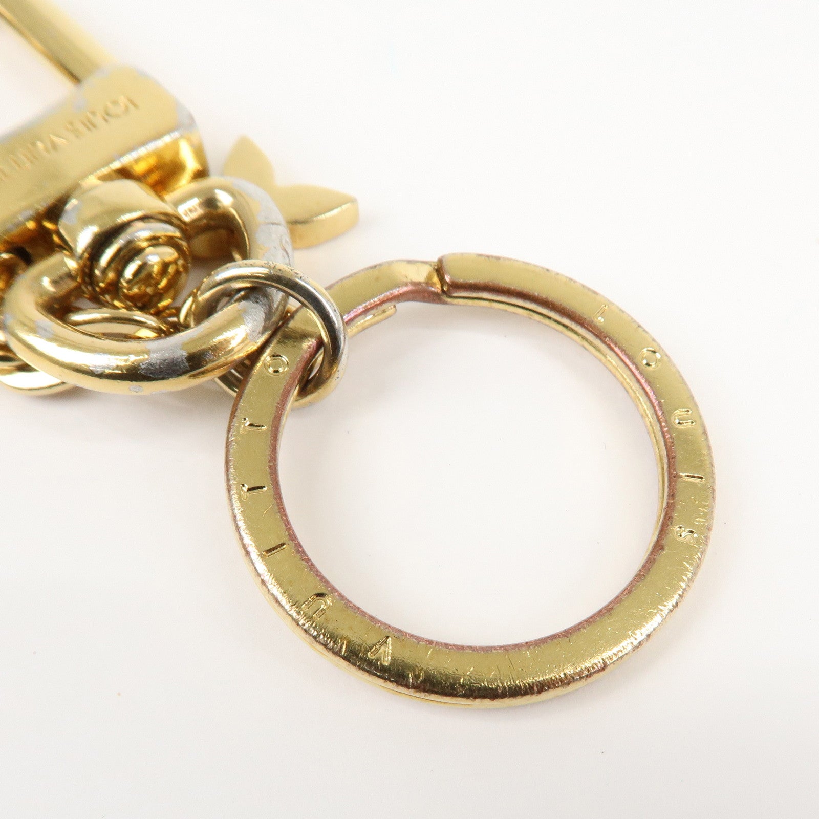 Louis Vuitton Blooming Flower BB Bag Charm Key Chain Pink M63085 Used