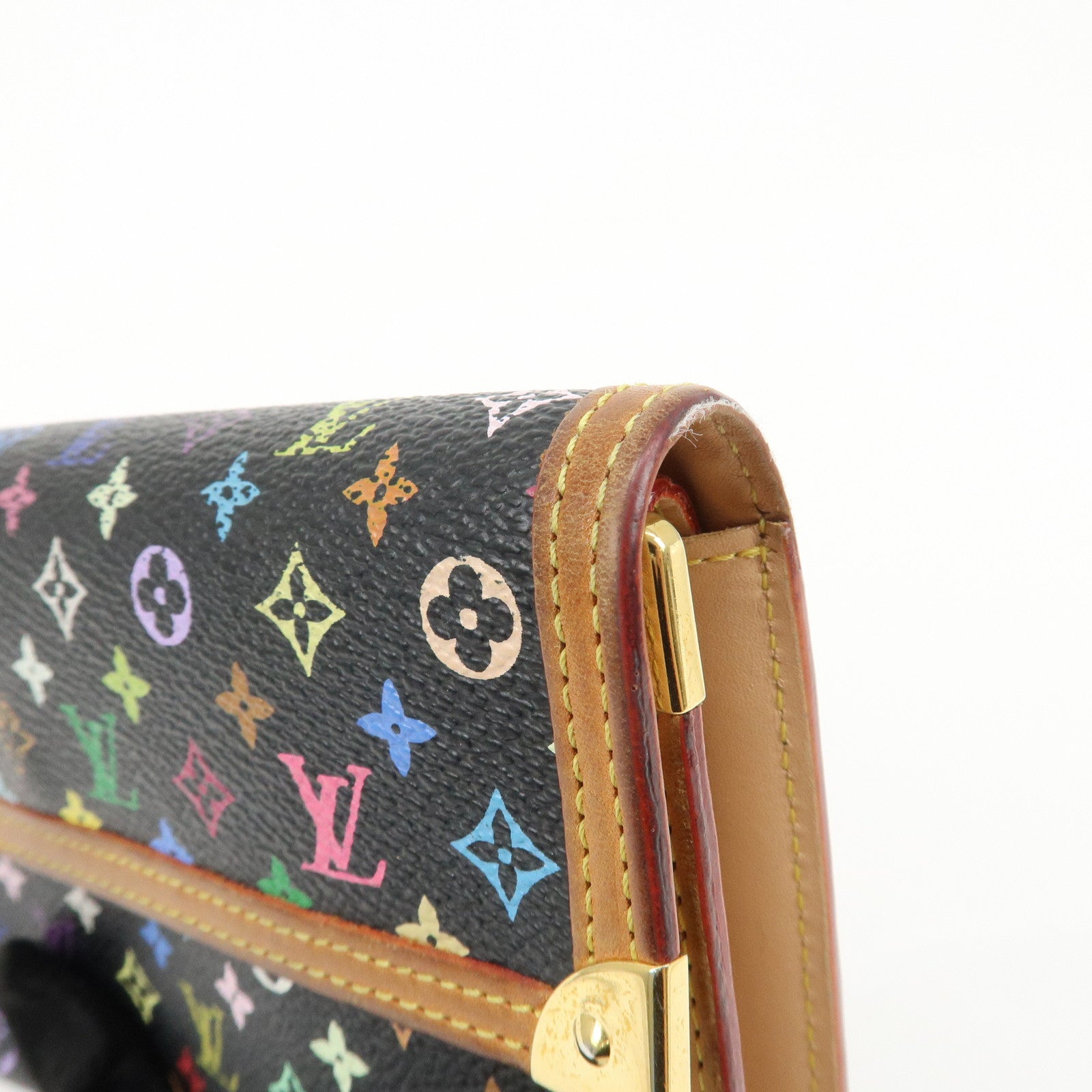 Louis Vuitton Multicolor Porte Trezor International Wallet M92658 Used