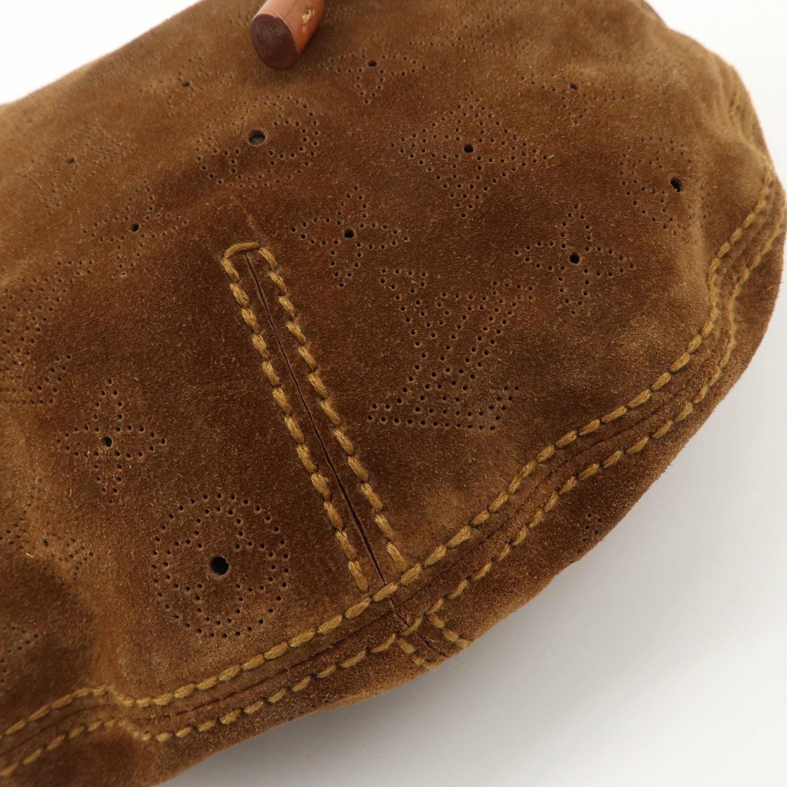 Louis Vuitton Monogram Suede Onata GM Shoulder Bag M95120 Used