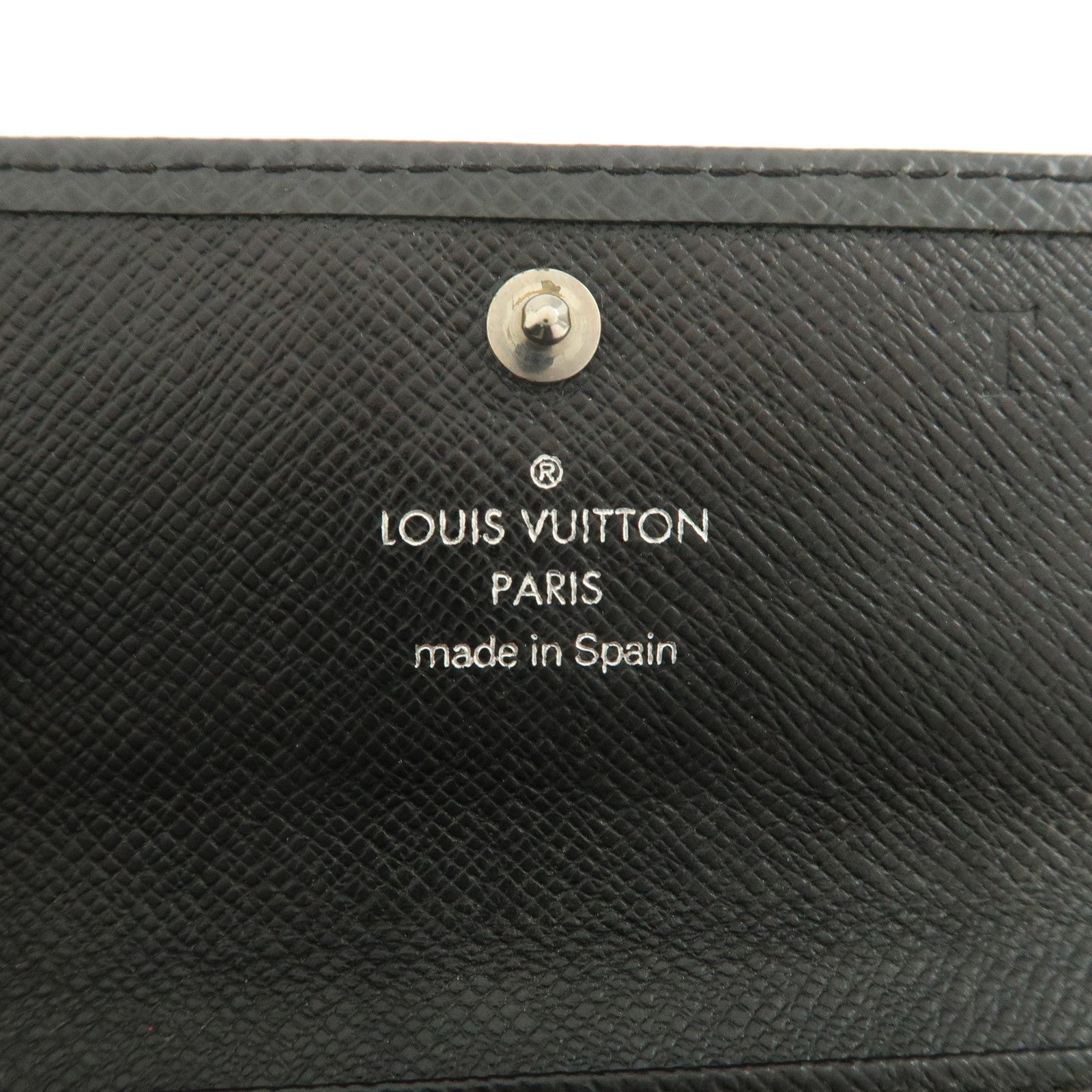 Set of 2 Louis Vuitton Taiga Damier Graphite KeyCase M30500 N62662 Used
