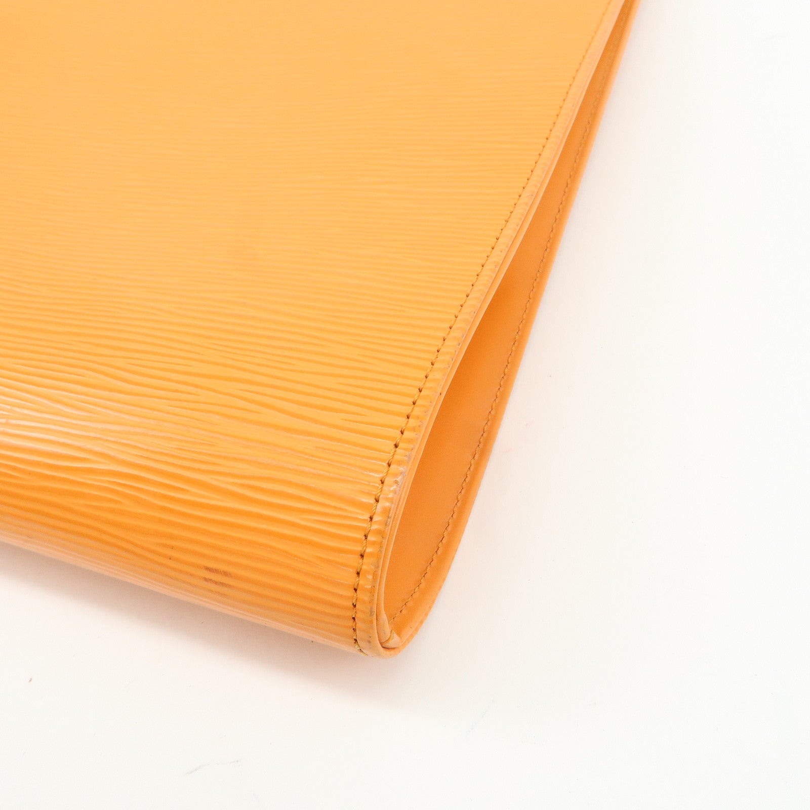 Louis Vuitton Epi SaintTropez Hand Bag Mandarin Orange M5246H Used