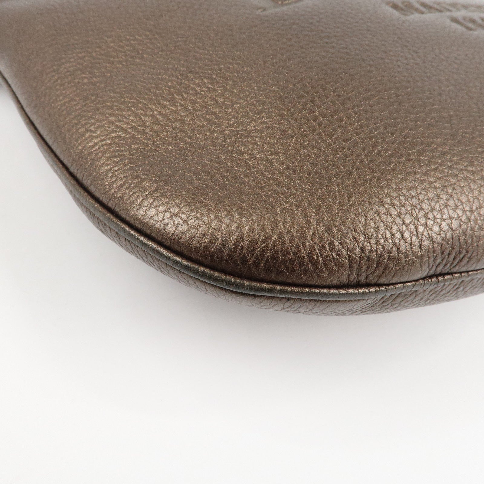 LOEWE Heritage Leather Shoulder Bag Brown *Outlet Used