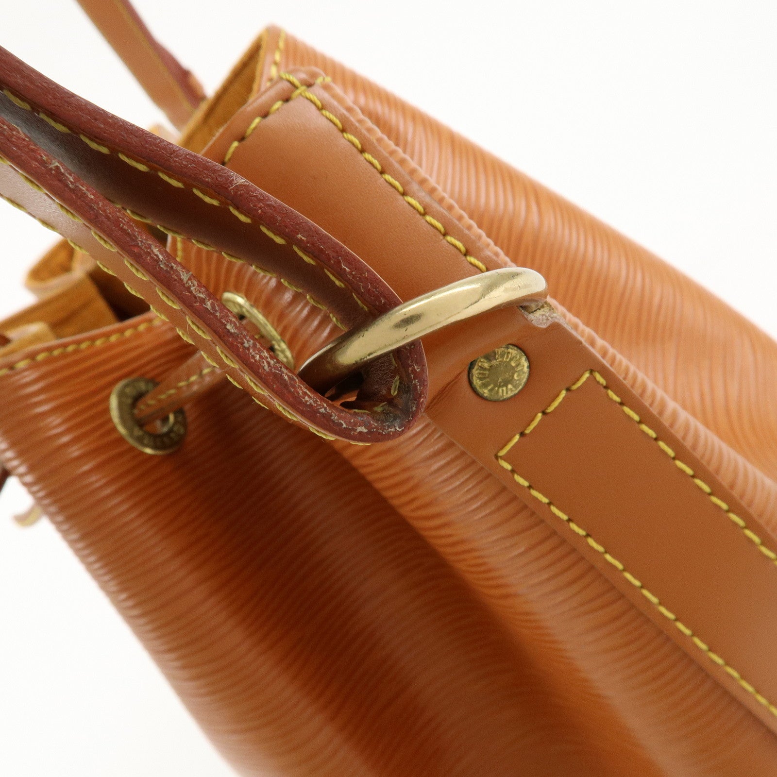 Louis Vuitton Epi Petit Noe Shoulder Bag Zipang Gold M44108 Used