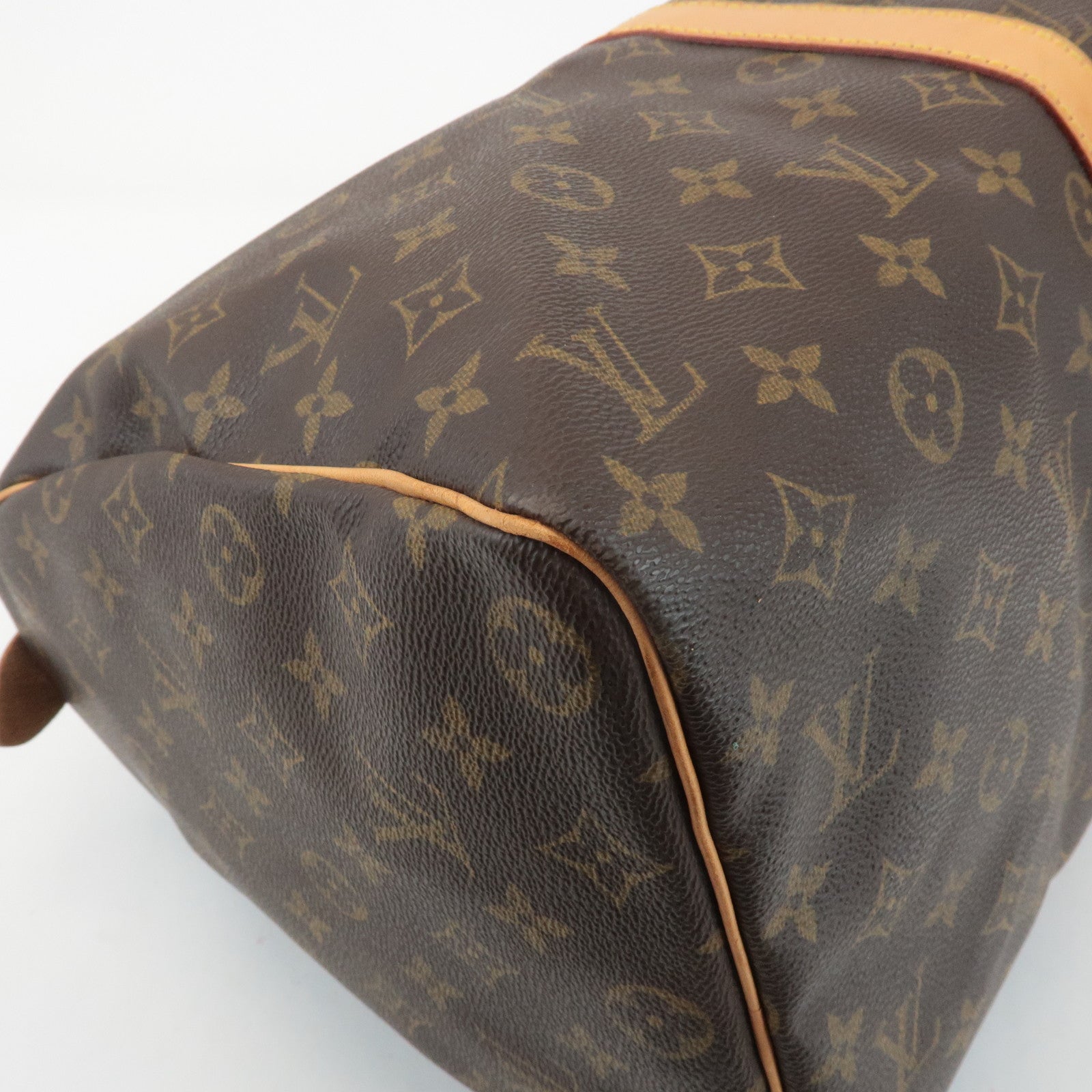 Louis Vuitton Monogram Keep All 45 Boston Bag Brown M41428 Used