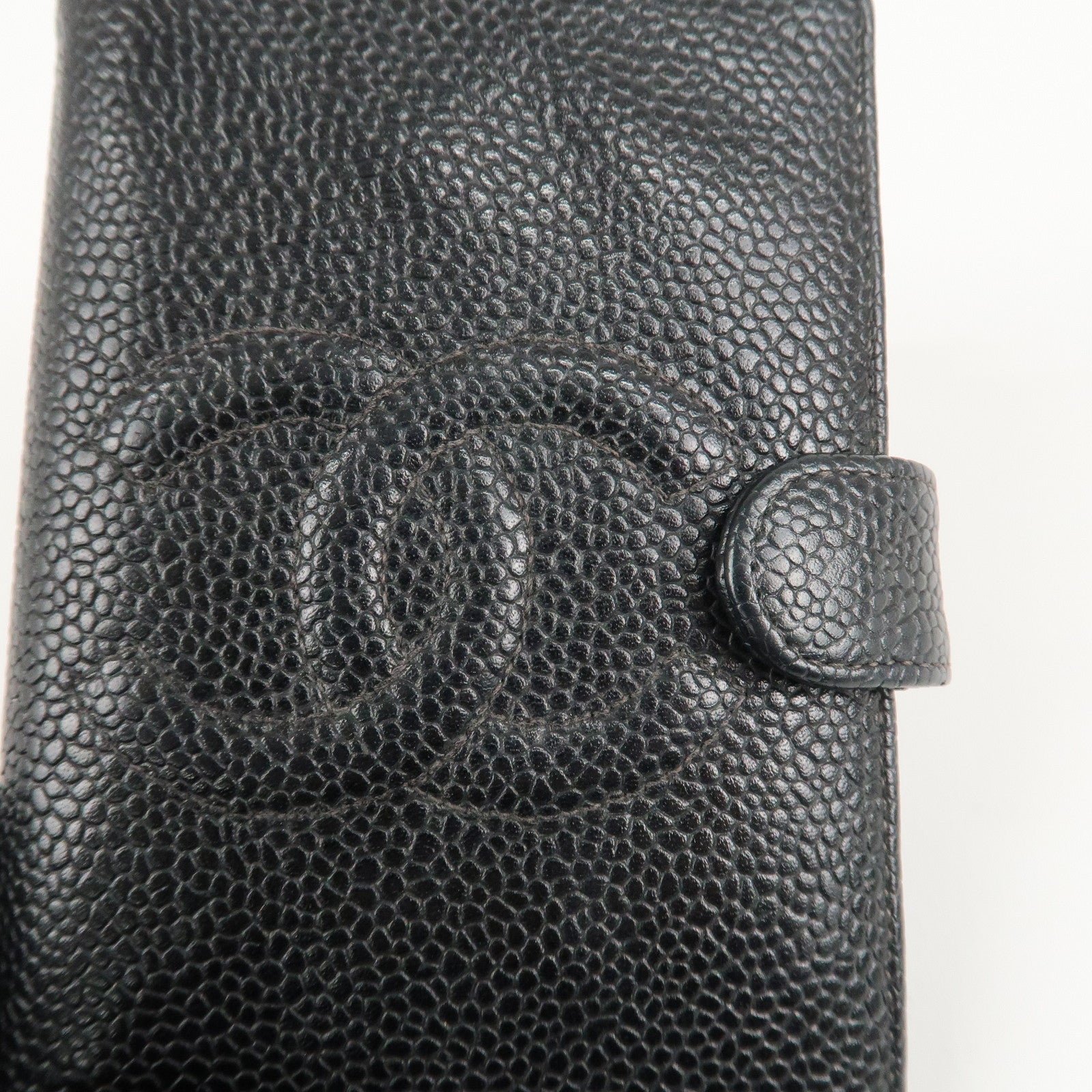 CHANEL COCO Mark Caviar Skin Agenda PM Planner Cover A13505 Used