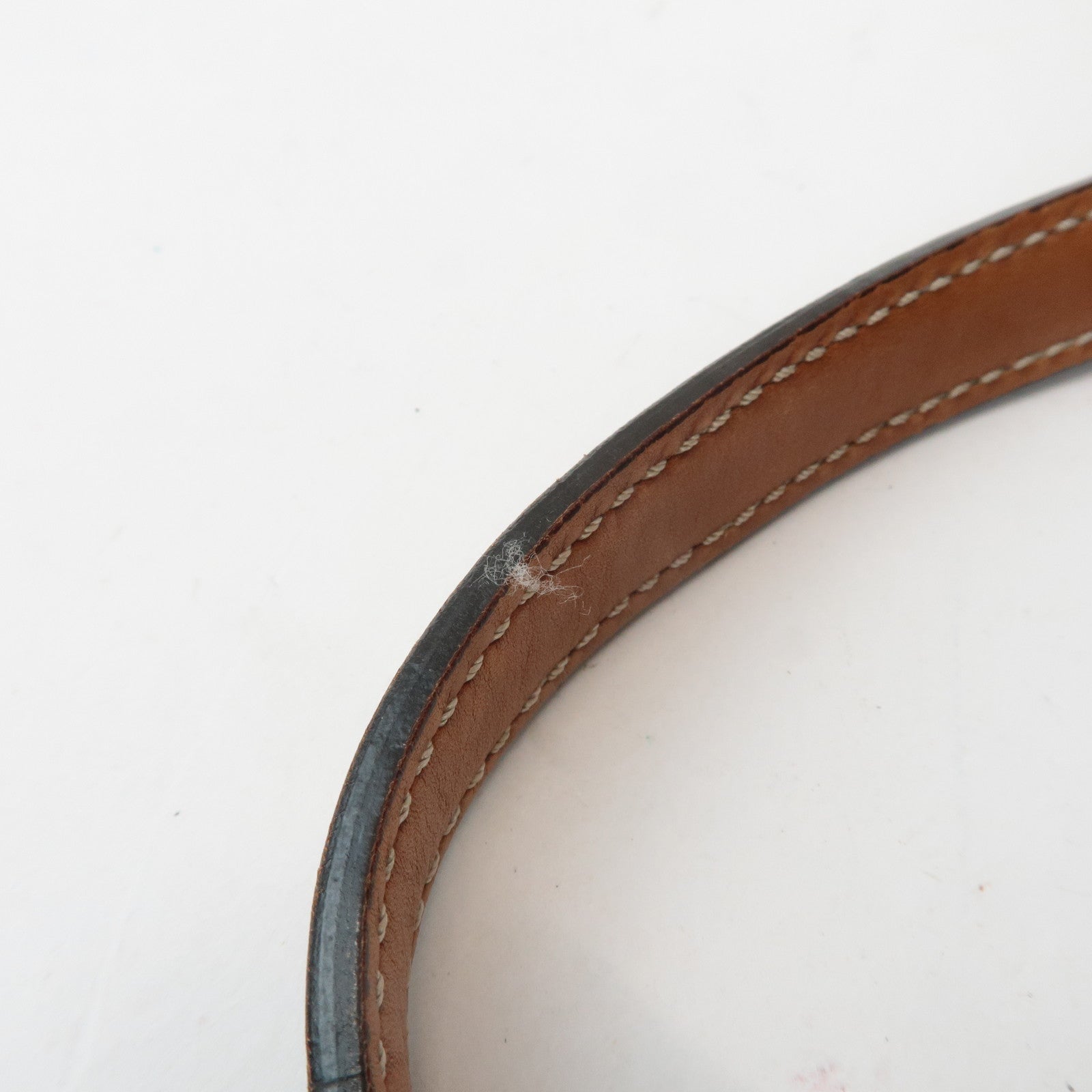 TOD'S Leather 2Way Bag Hand Bag Brown Used