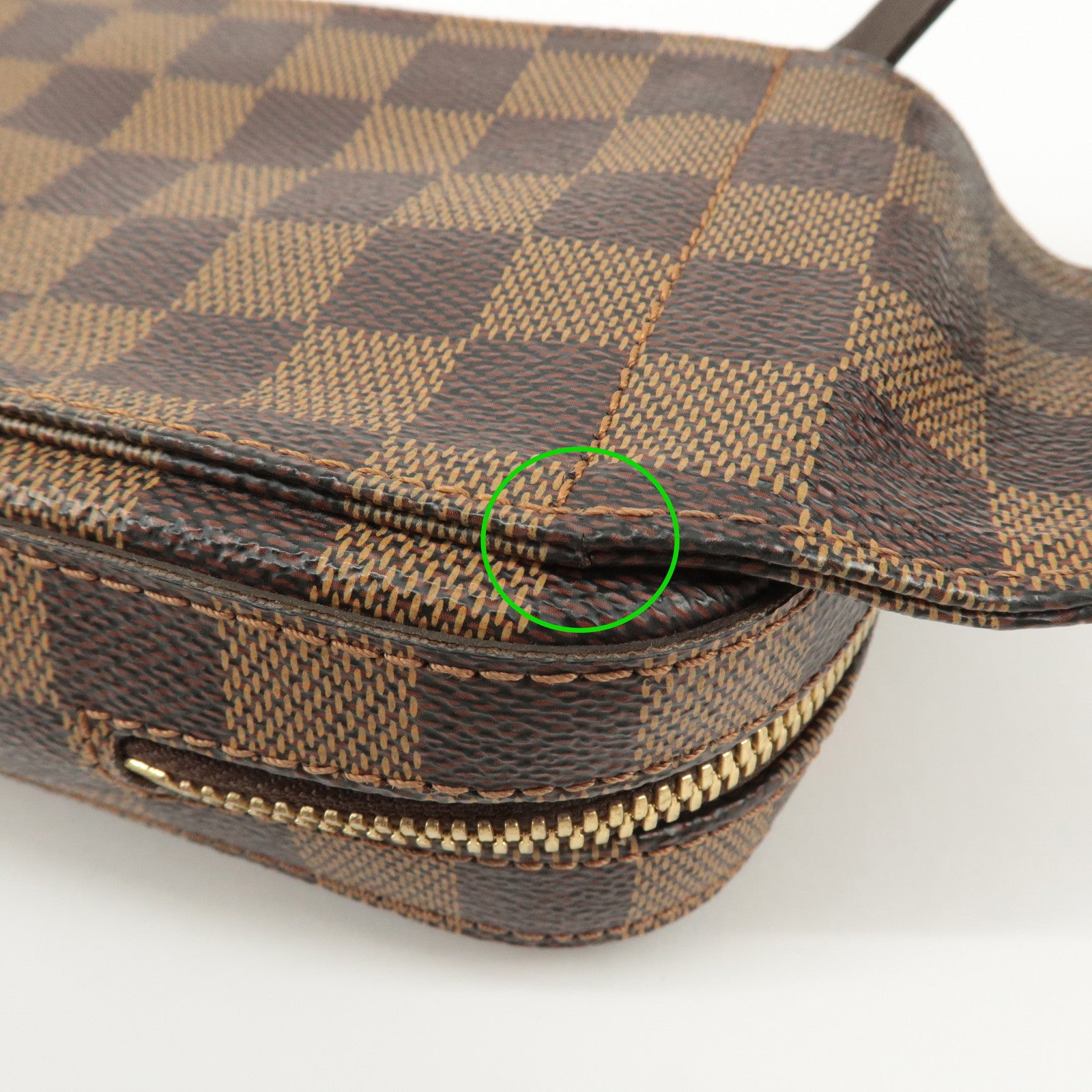 Louis Vuitton Damier Ebene Geronimos Body Bag Waist Bag N51994 Used