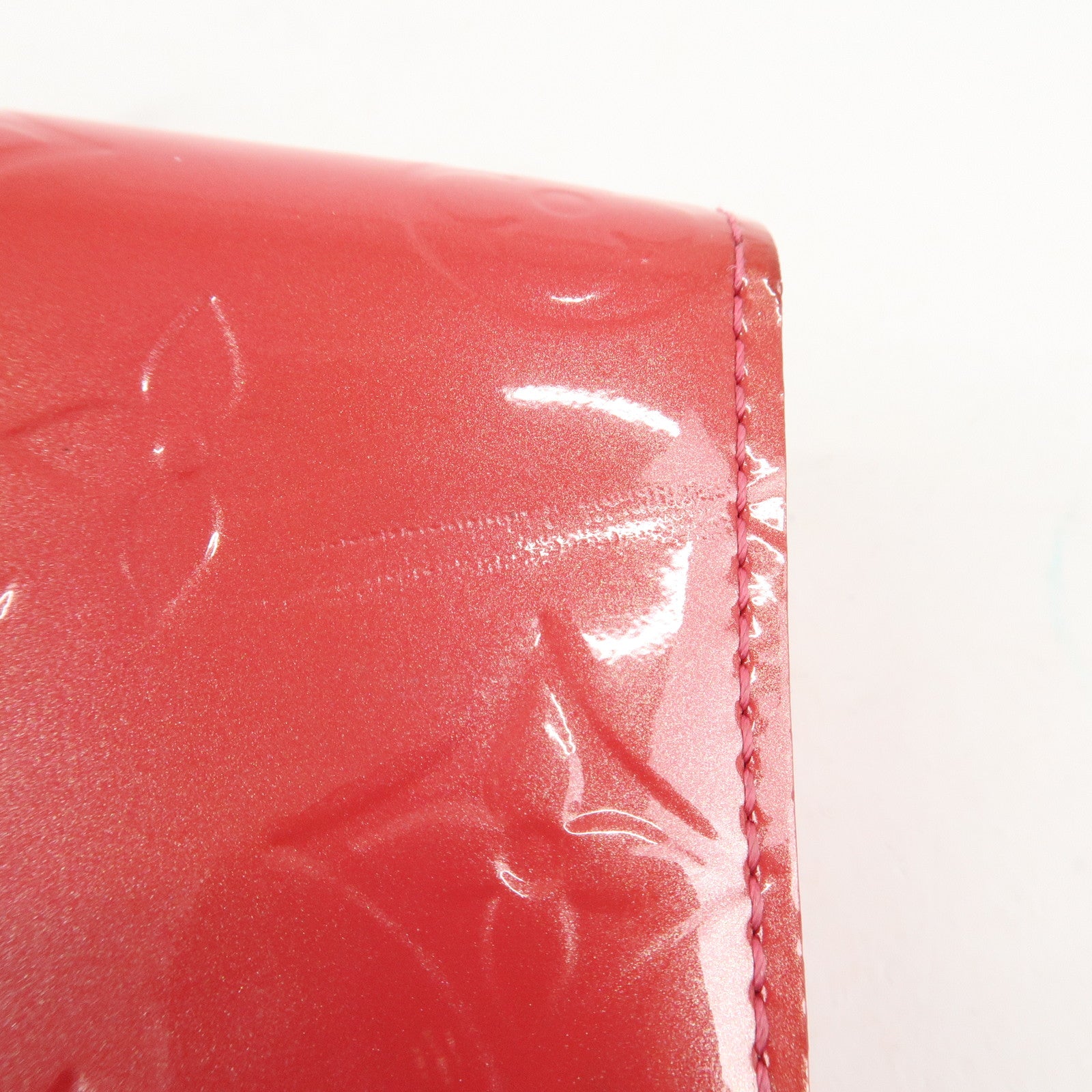 Louis Vuitton Monogram Vernis Portefeuille Sarah Framboise M9140F Used