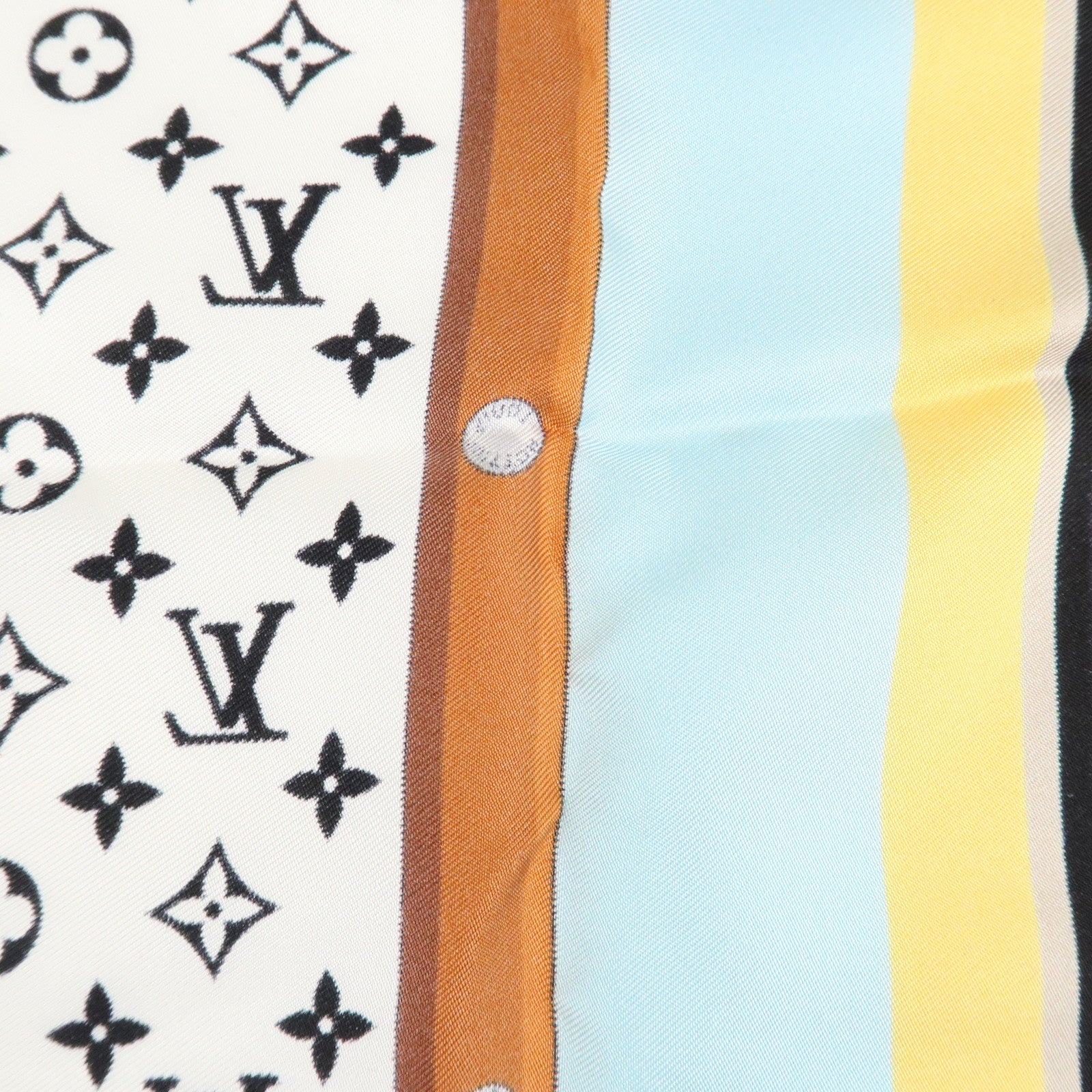 Louis Vuitton Monogram Silk 100% Carre 45 Trunk in Love M77558 Used