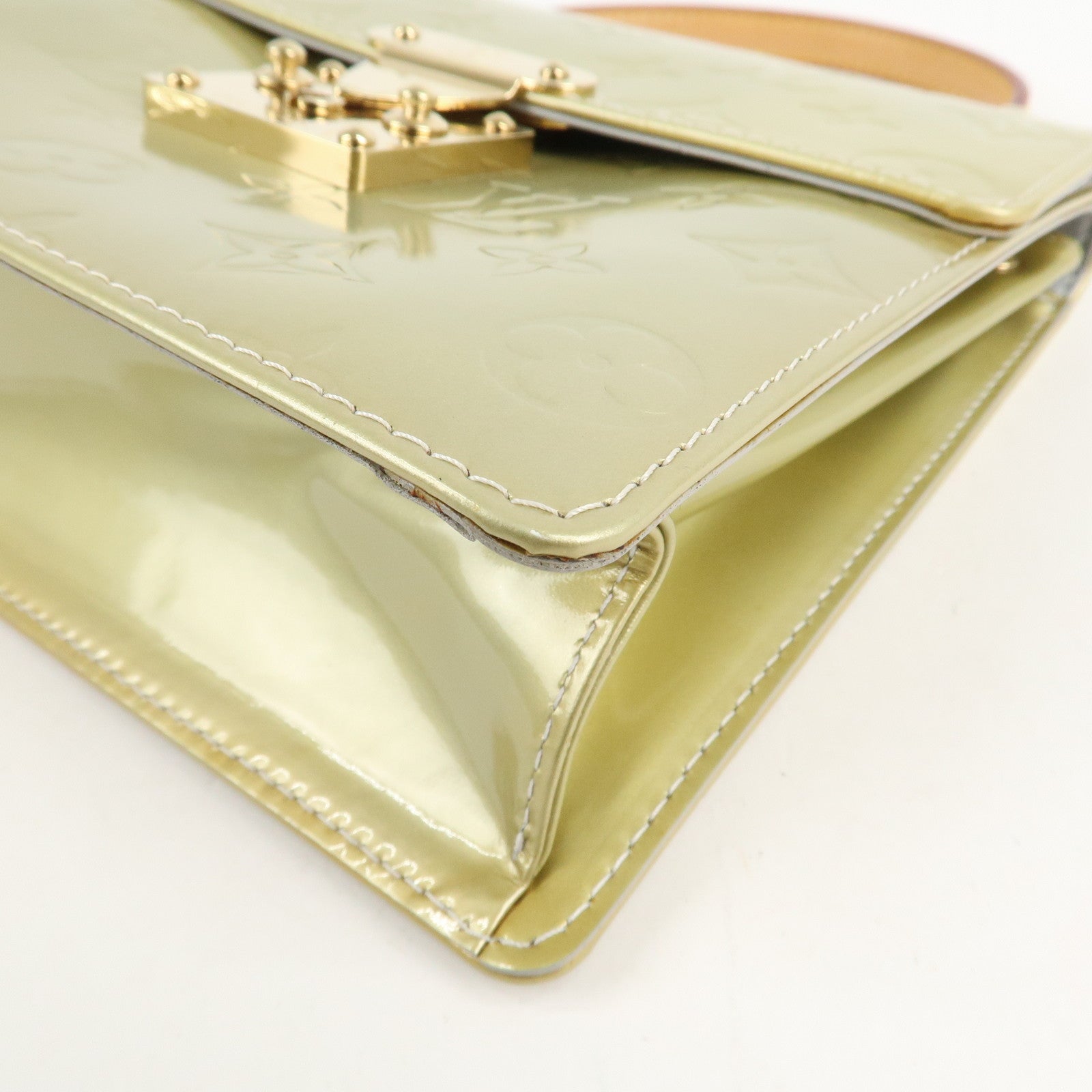 Louis Vuitton Monogram Vernis Spring Street Hand Bag M91029 Used