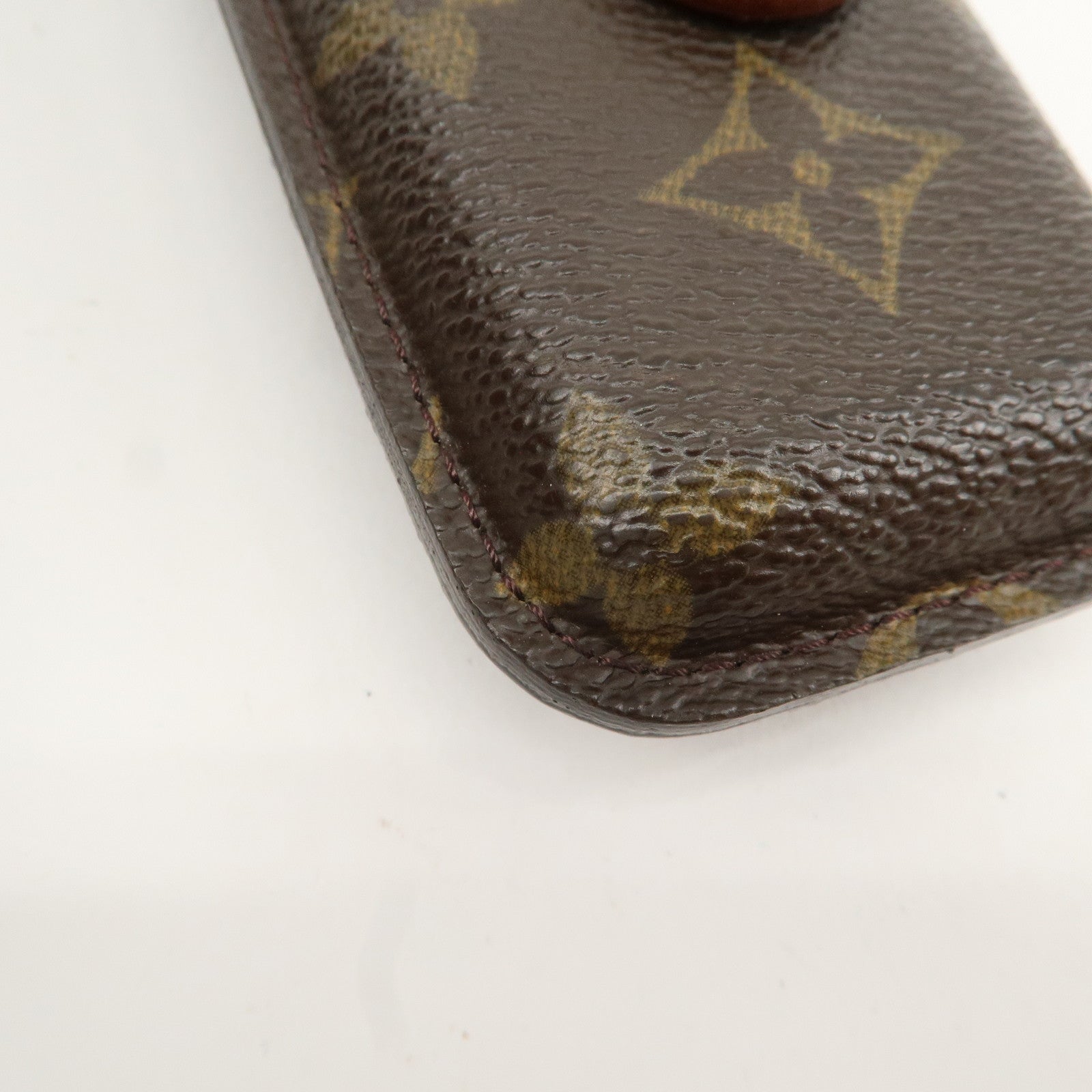 Louis Vuitton Monogram Etuit Telephone Cell Phone Case M63050 Used