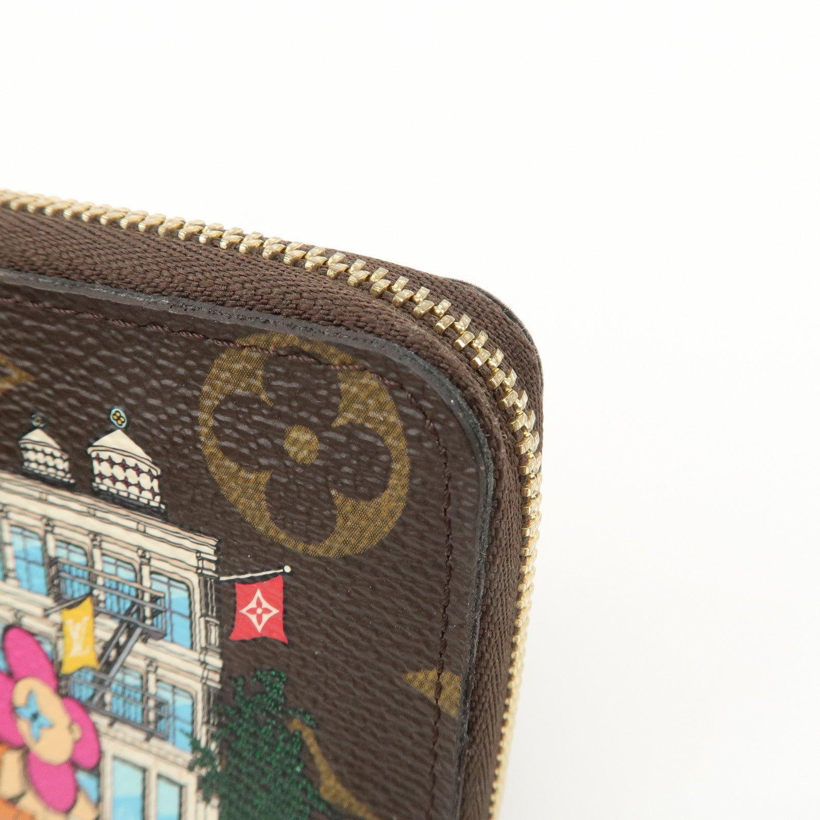 Louis Vuitton Monogram Zippy Coin Purse Wallet Vivienne M81629 Used