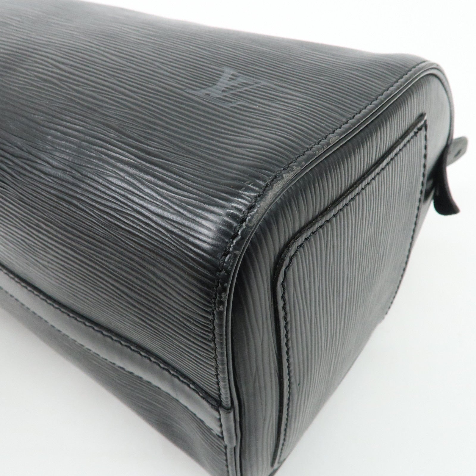 Louis Vuitton Epi Speedy 25 Boston Bag Hand Bag Noir Black M43012 Used