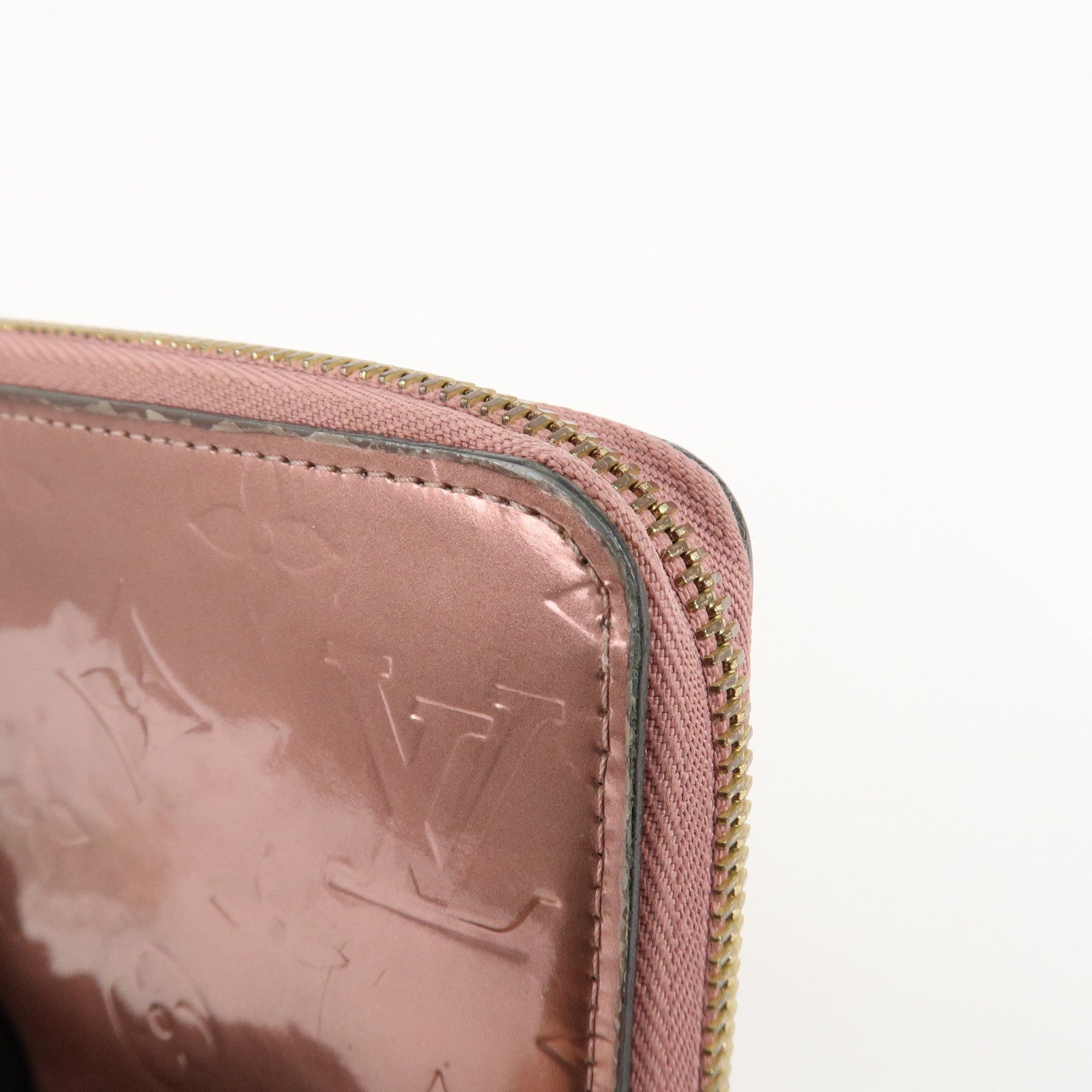 Louis Vuitton Monogram Vernis Zippy Long Wallet Used