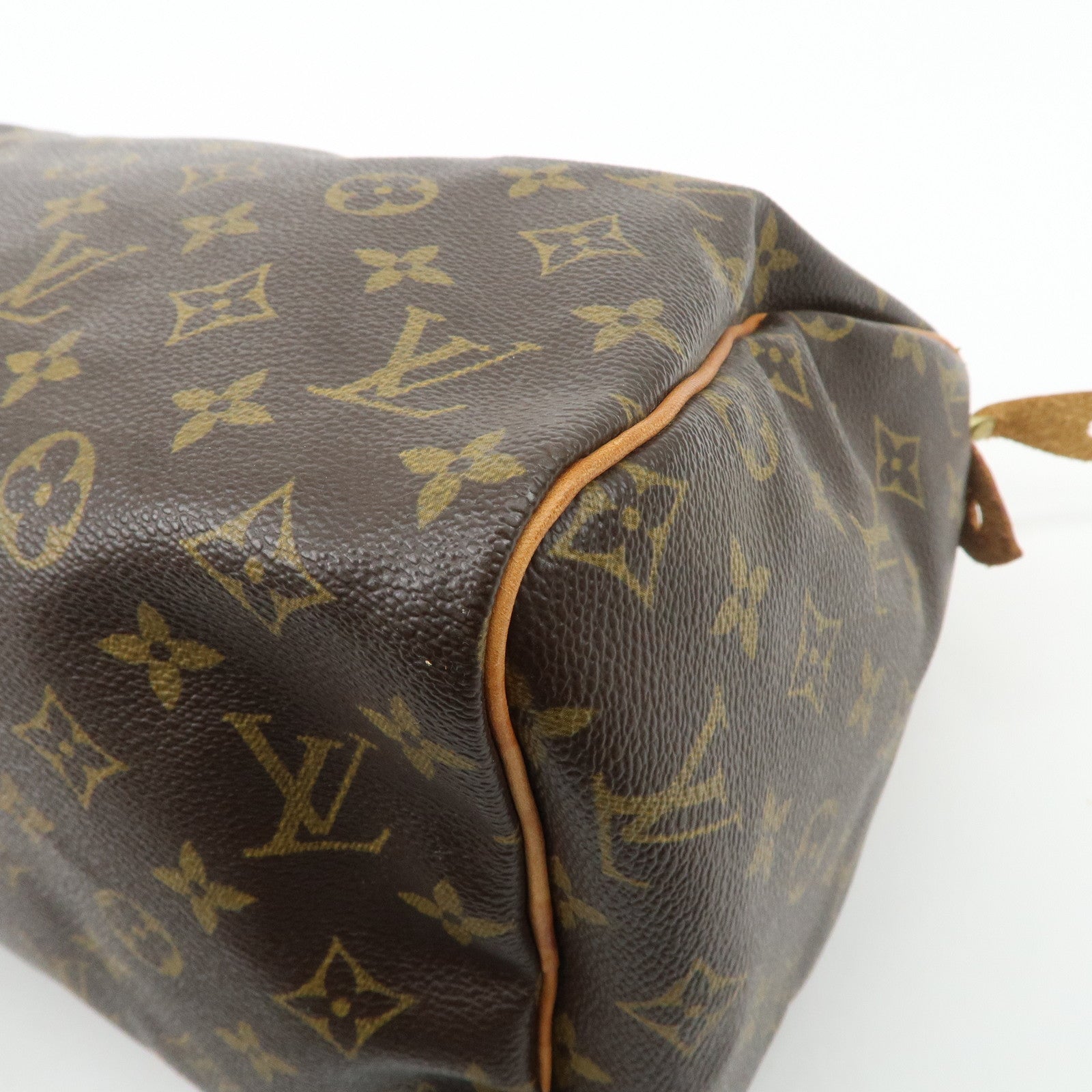 Louis Vuitton Monogram Speedy 30 Hand Bag Boston Bag M41526 Used