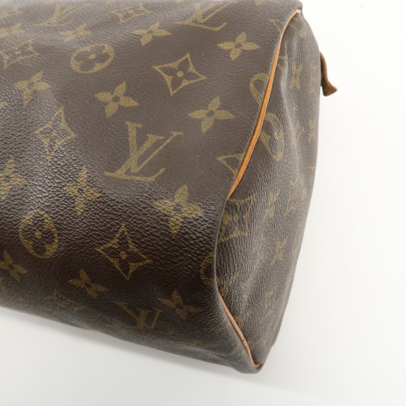 Louis Vuitton Monogram Speedy 30 Hand Bag Boston Bag M41526 Used