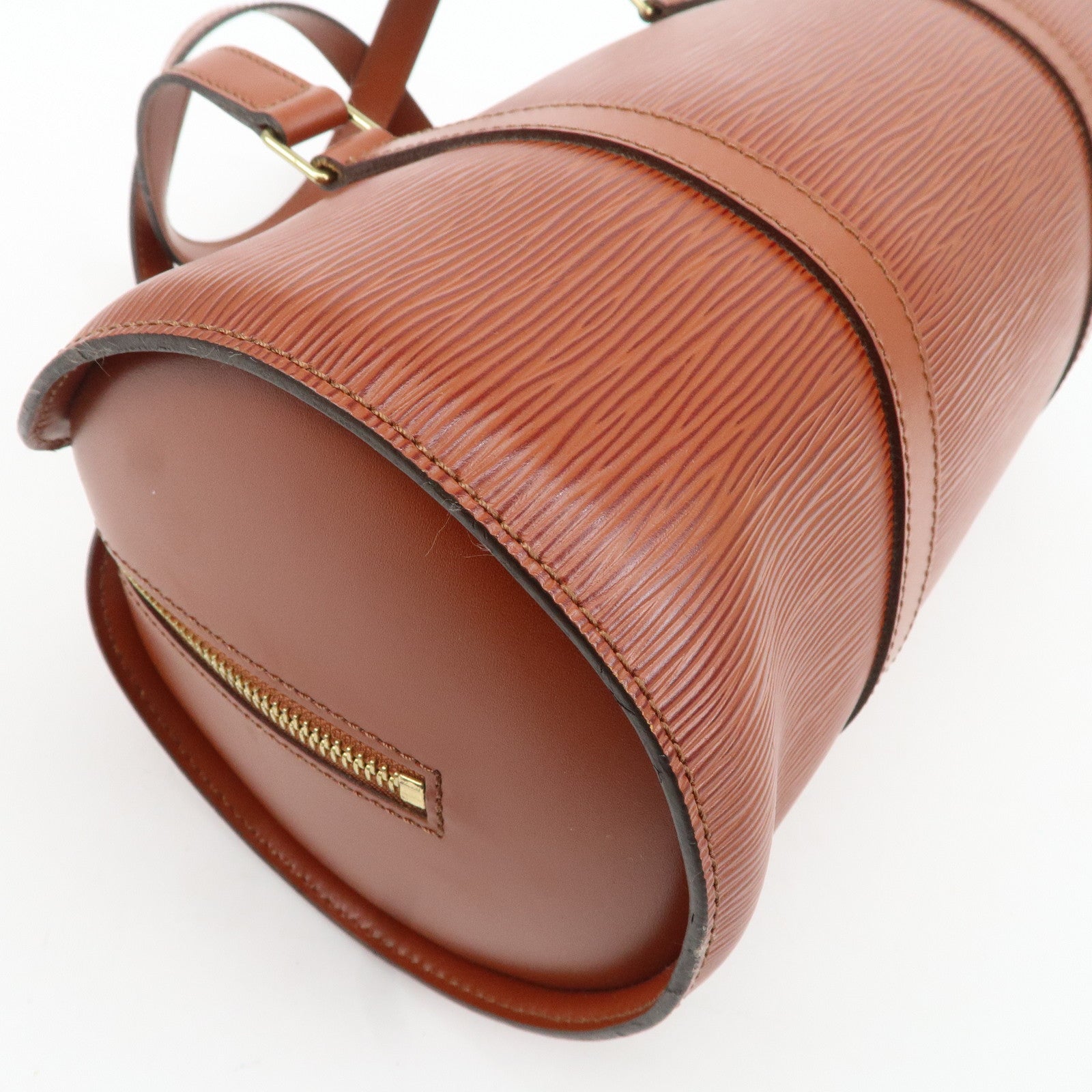 Louis Vuitton Epi Soufflot Shoulder Bag Kenya Brown M52223 Used