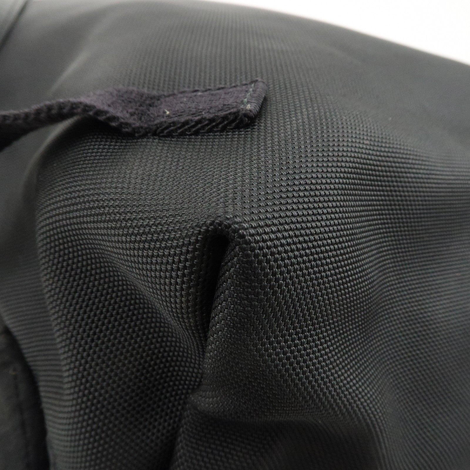 GUCCI Sherry Canvas Leather Ruck Sack Back Pack Black 337075 Used