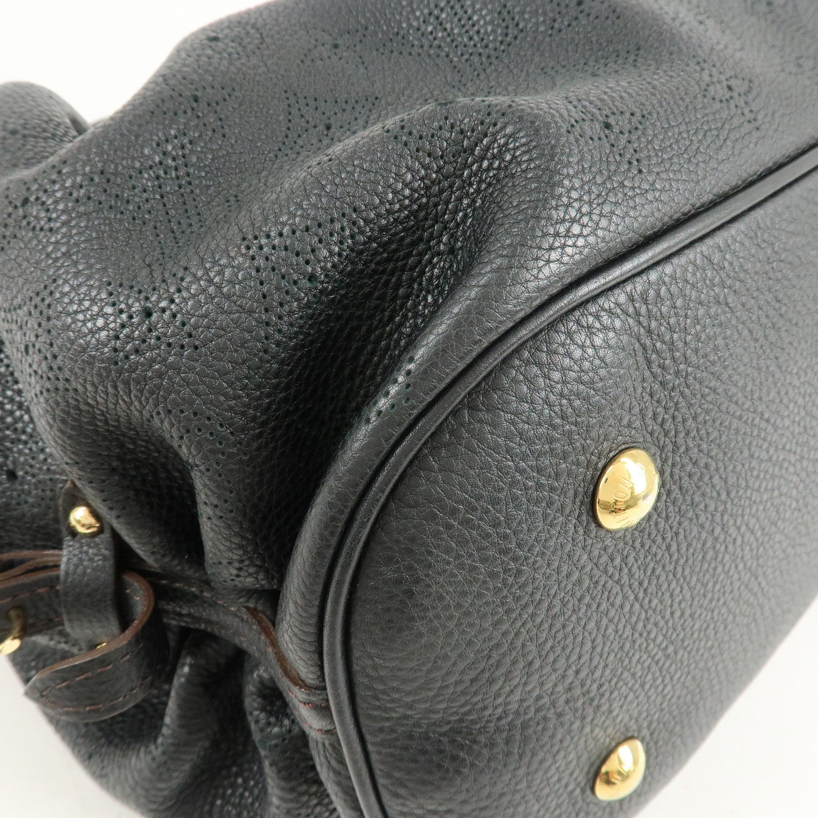 Louis Vuitton Monogram Mahina L Leather Hand Bag M93441 Used