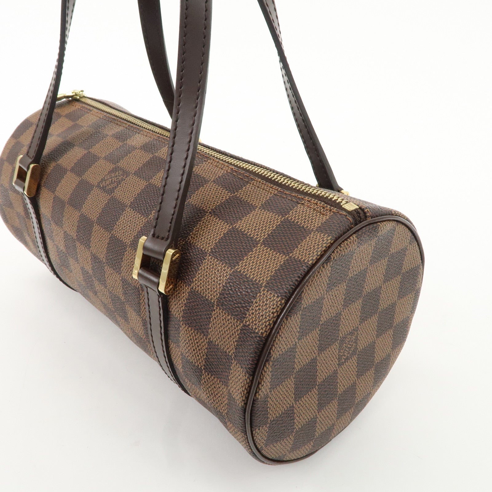 Louis Vuitton Damier Ebene Papillon 26 Hand Bag Brown N51304 Used