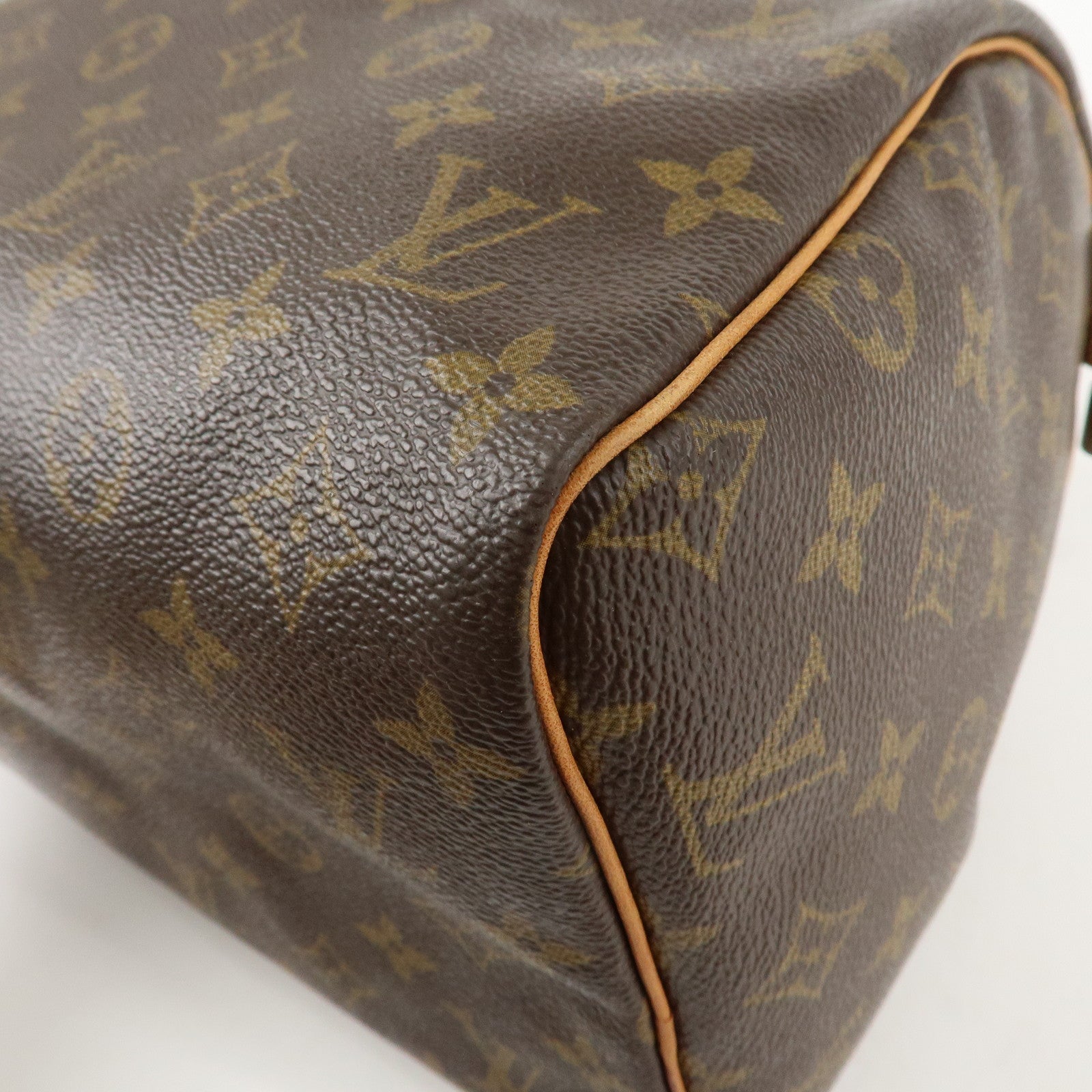 Louis Vuitton Monogram Speedy 30 Hand Bag Boston Bag M41526 Used