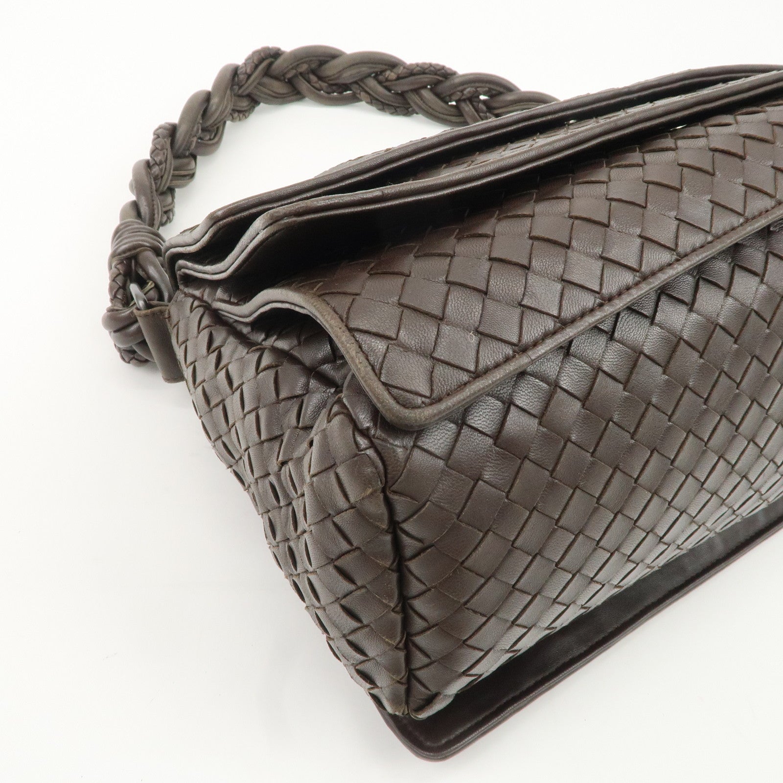 Bottega Veneta Intrecciato leather shoulder bag 145195 Used