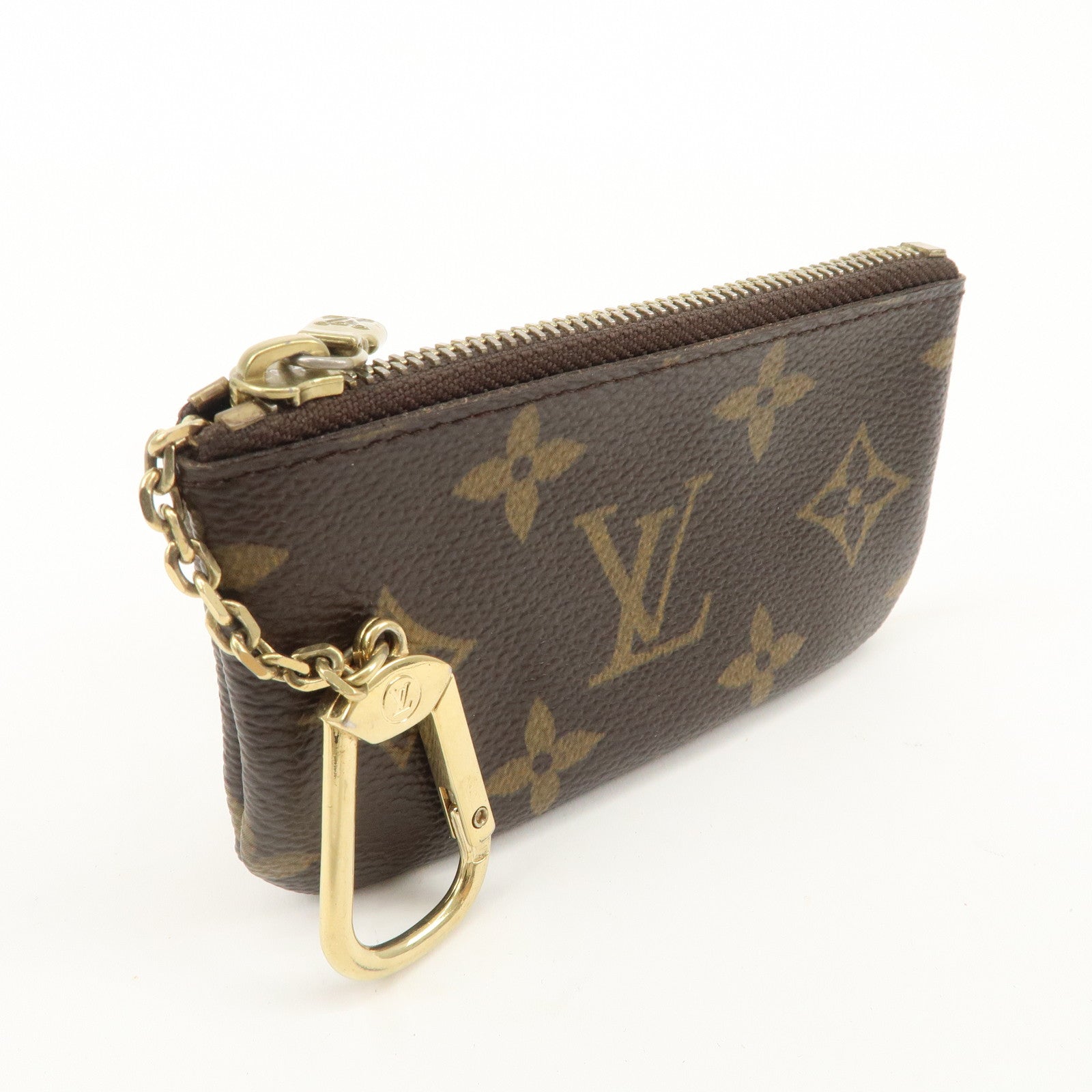 Louis Vuitton Monogram Pochette Cles Coin & Key Case M62650 Used