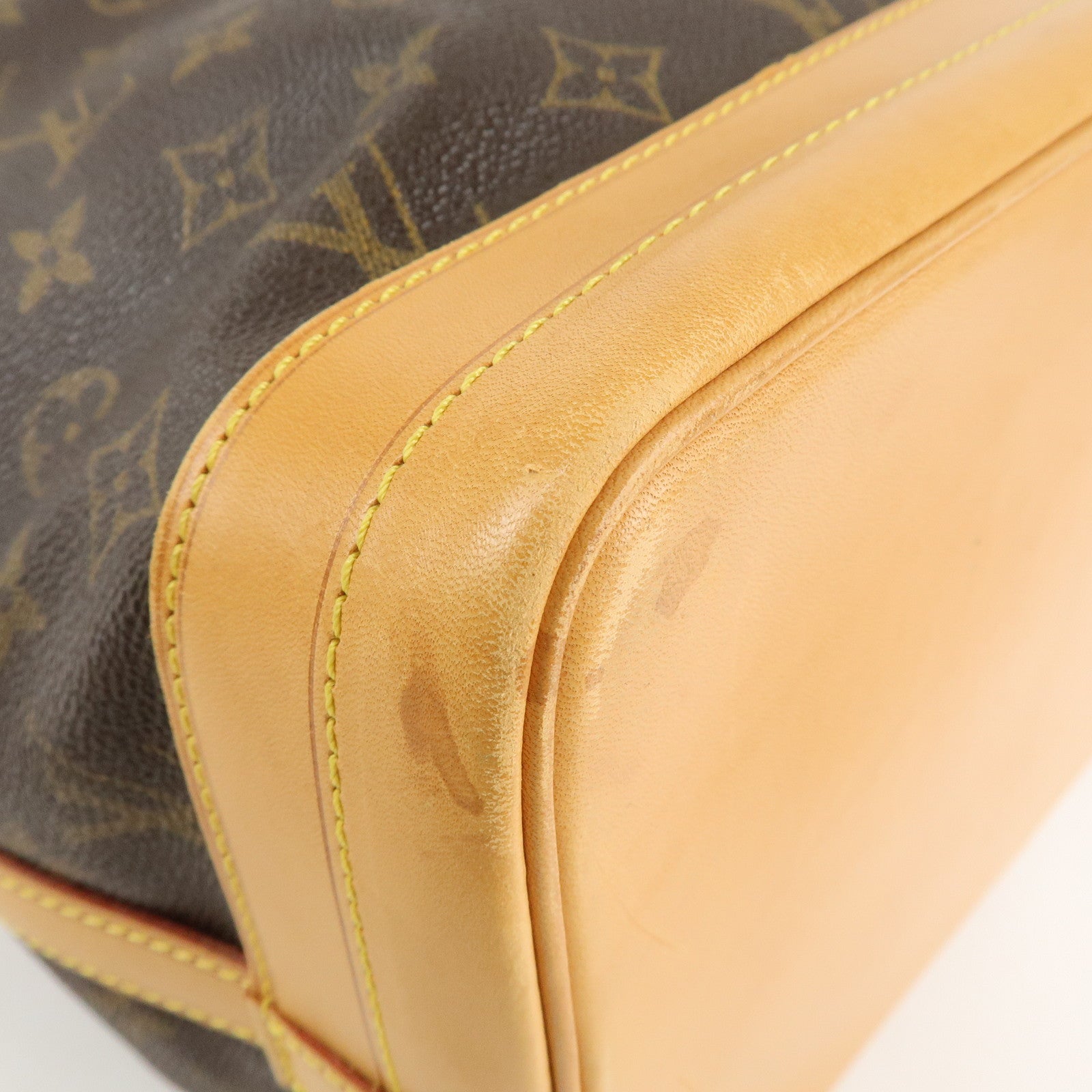 Louis Vuitton Monogram Noe Shoulder Bag Hand Bag Brown M42224 Used