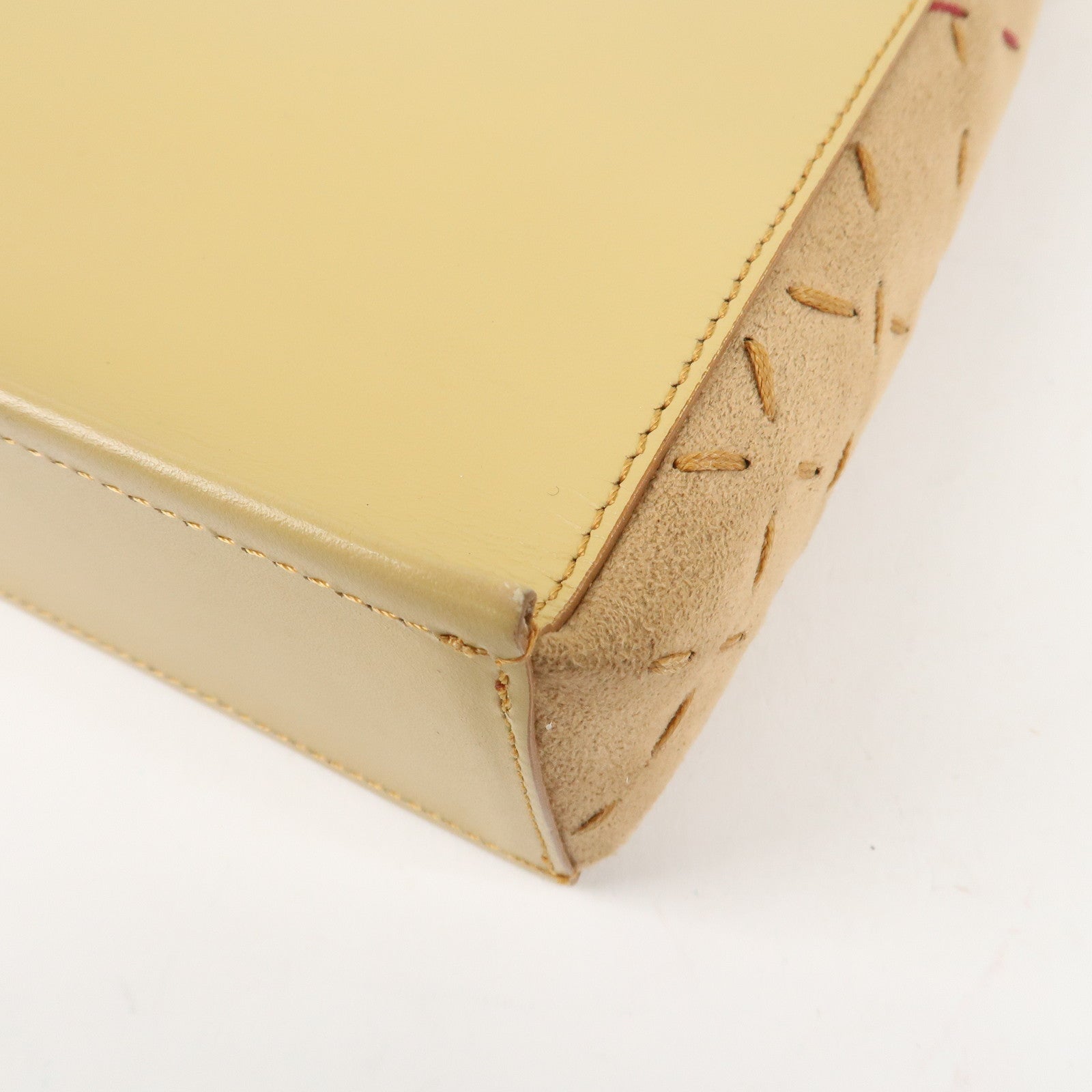 BURBERRY London Leather Suede Shoulder Bag Hand Bag Beige Used