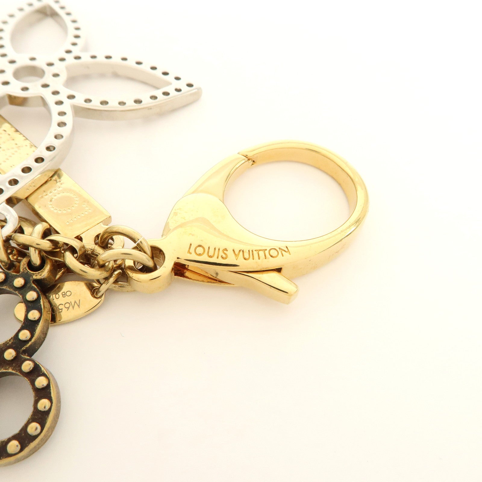 Louis Vuitton Bijoux Sac Tapage Bag Charm Gold Silver M65090 Used