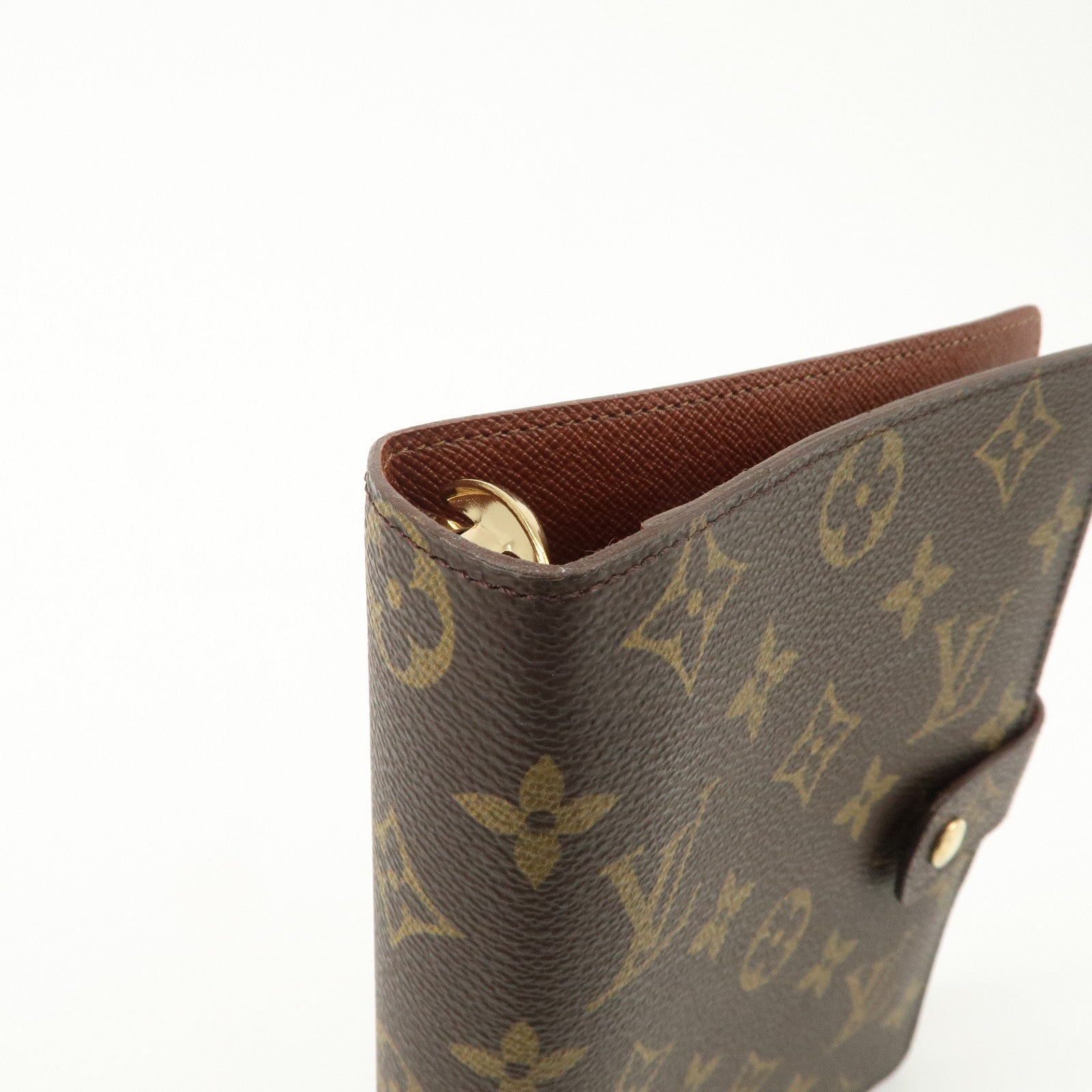 Louis Vuitton Monogram Agenda MM Planner Cover R20105 Used
