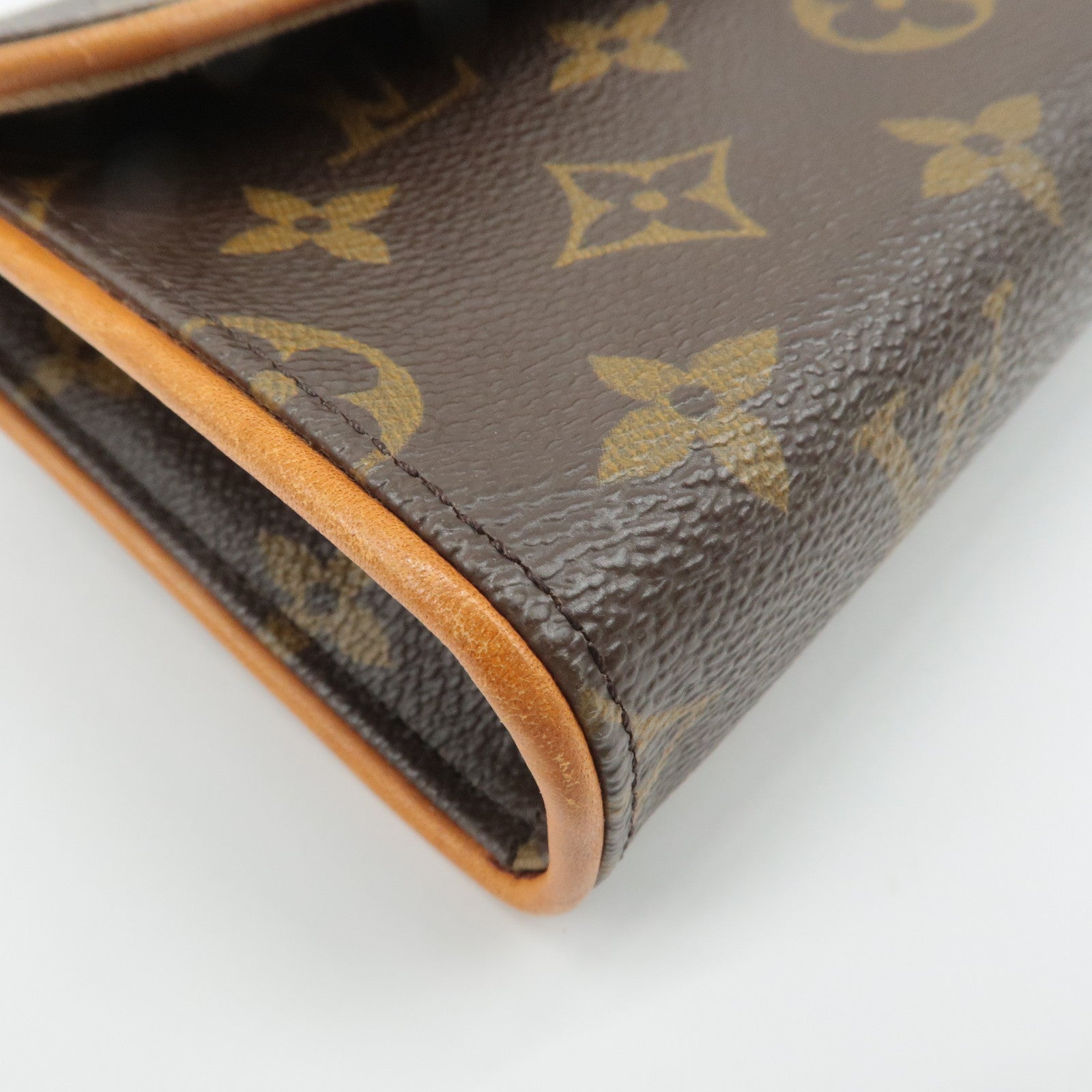 Louis Vuitton Monogram Pochette Florentine Waist Bag Belt M M51855 Used