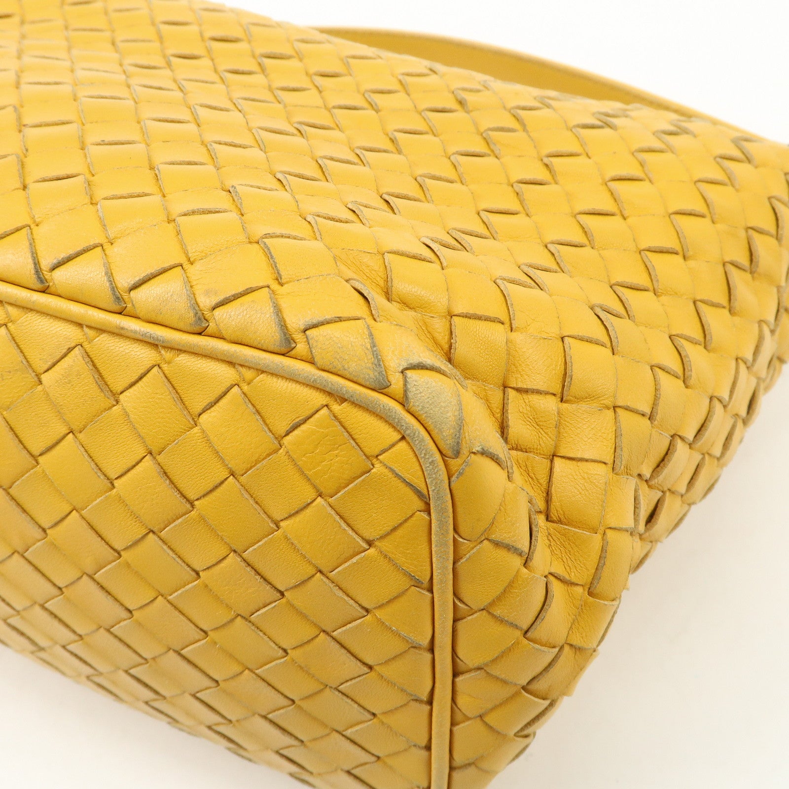 BOTTEGA VENETA Intrecciato Leather One-Shoulder Bag 239988 Used