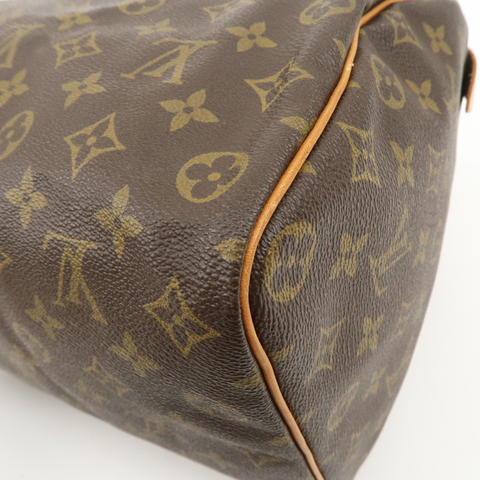 Louis Vuitton Monogram Speedy 35 Hand Bag Boston Bag M41524 Used