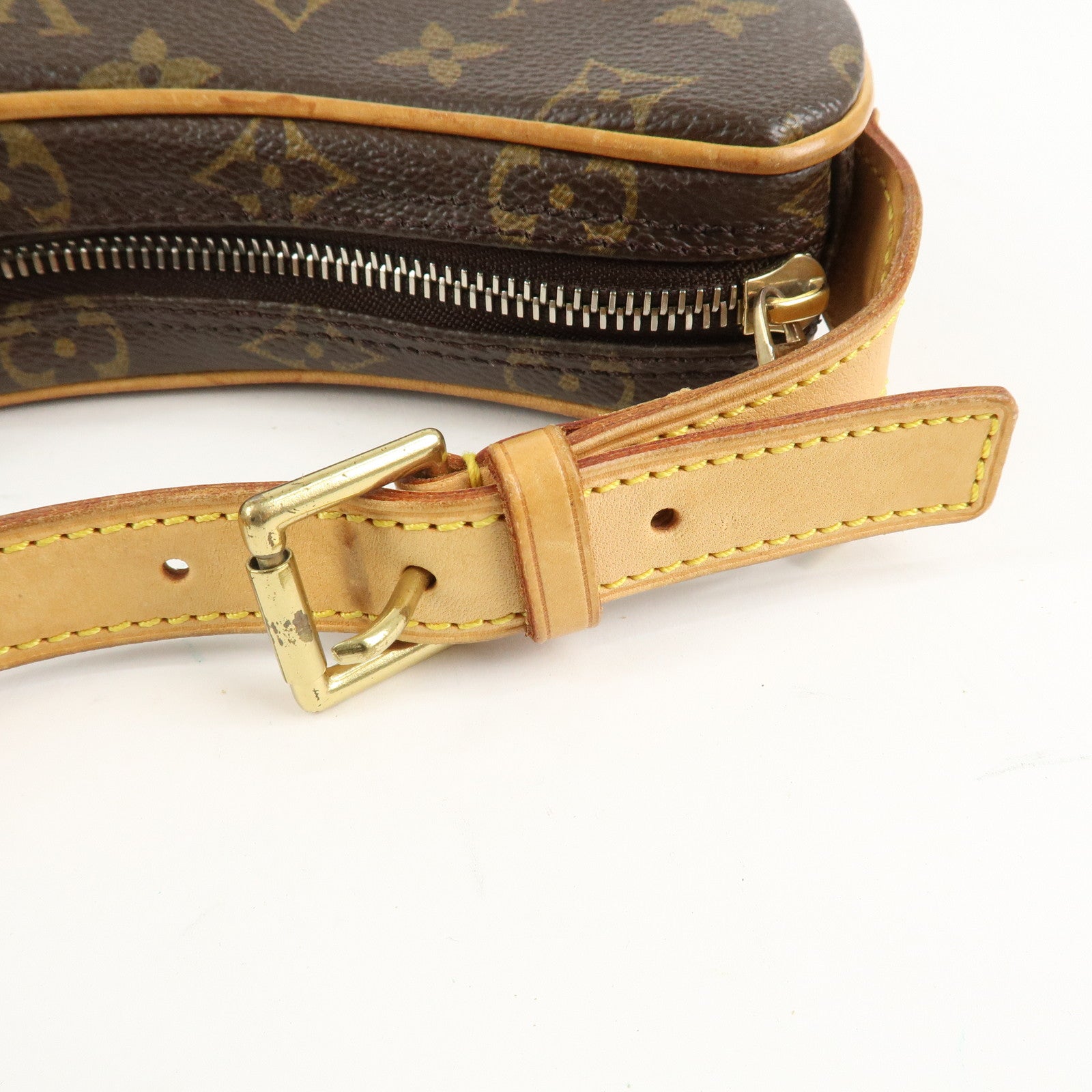 Louis Vuitton Monogram Pochette Croissant Shoulder Bag M51510 Used