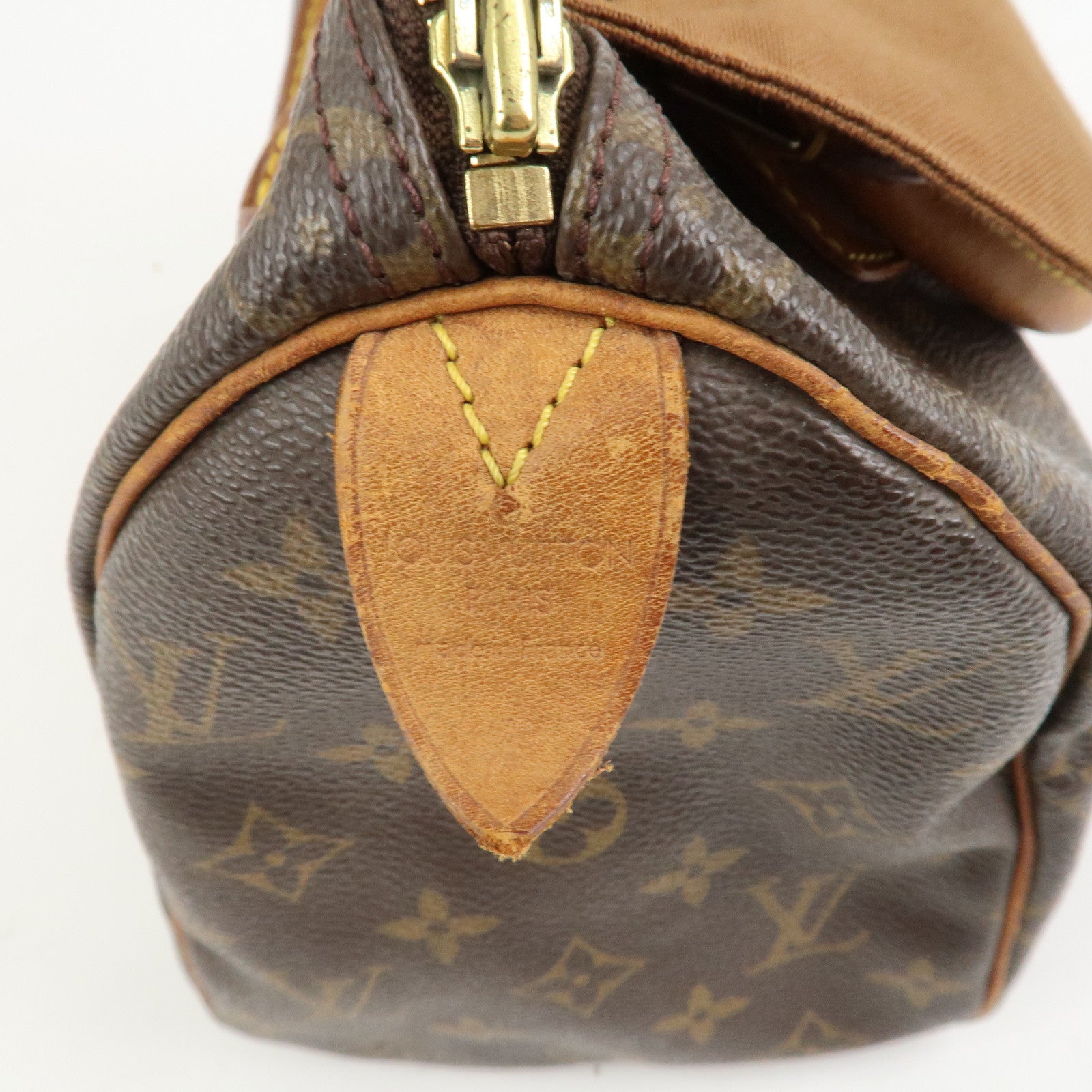 Louis Vuitton Monogram Speedy 25 Boston Bag Hand Bag Brown M41528