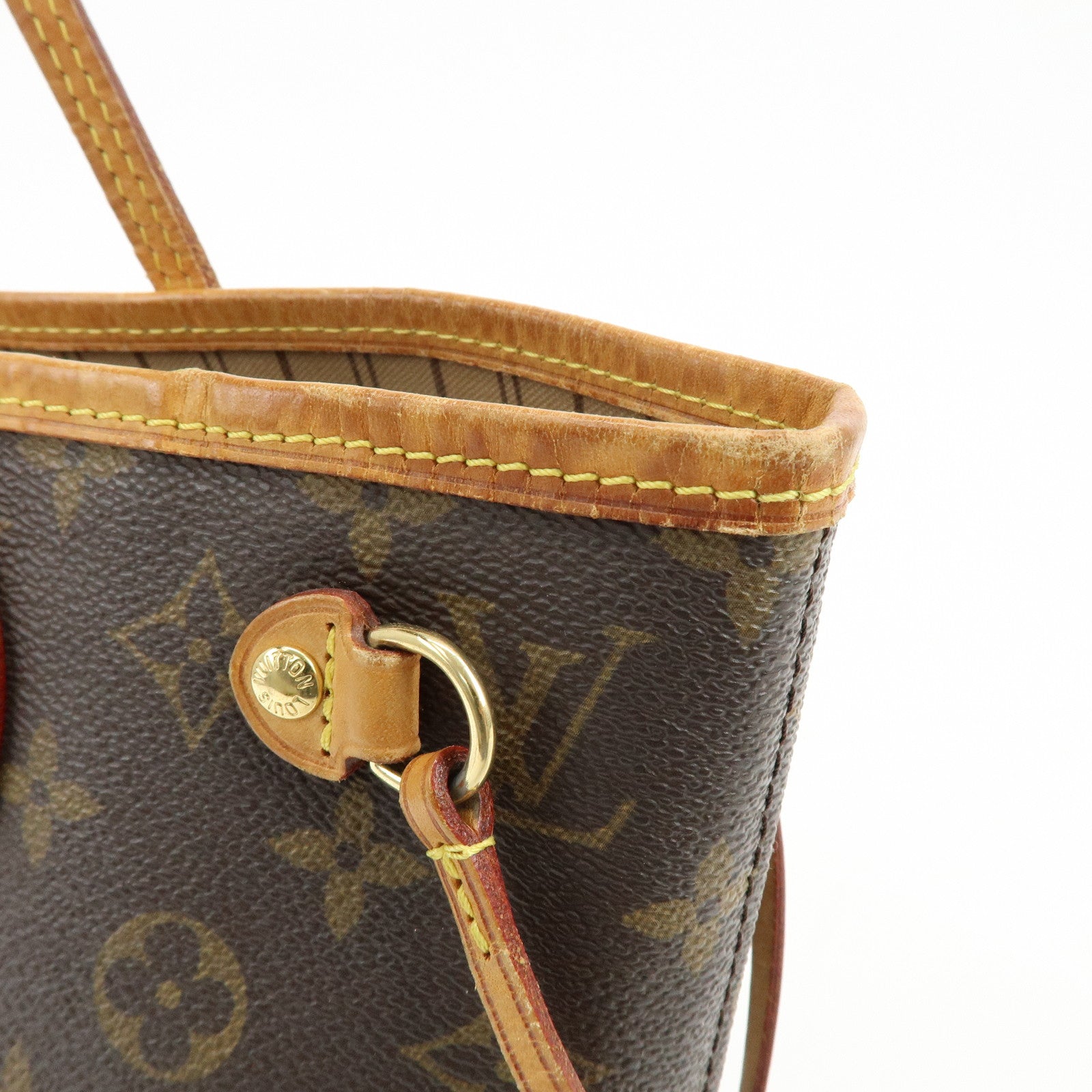 Louis Vuitton Monogram Neverfull PM Tote Bag Hand Bag M40155