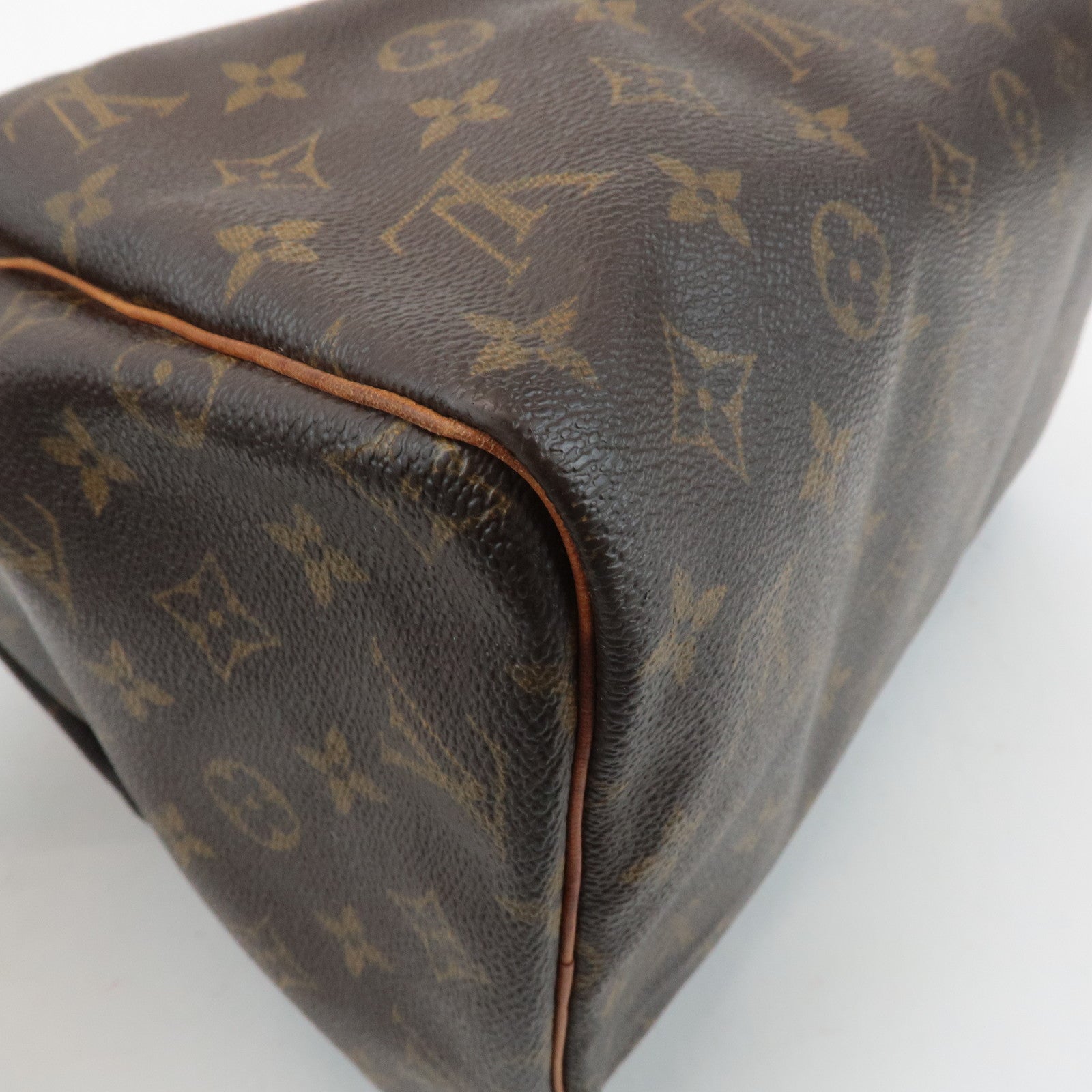 Louis Vuitton Monogram Speedy 30 Hand Bag Boston Bag M41526 Used