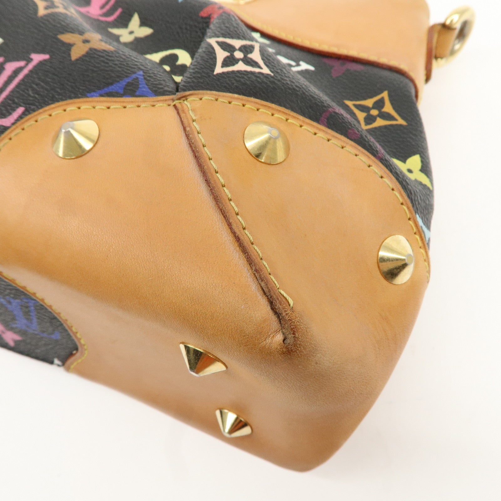 Louis Vuitton Monogram Multi Color Judy MM Hand Bag Noir M40256 Used