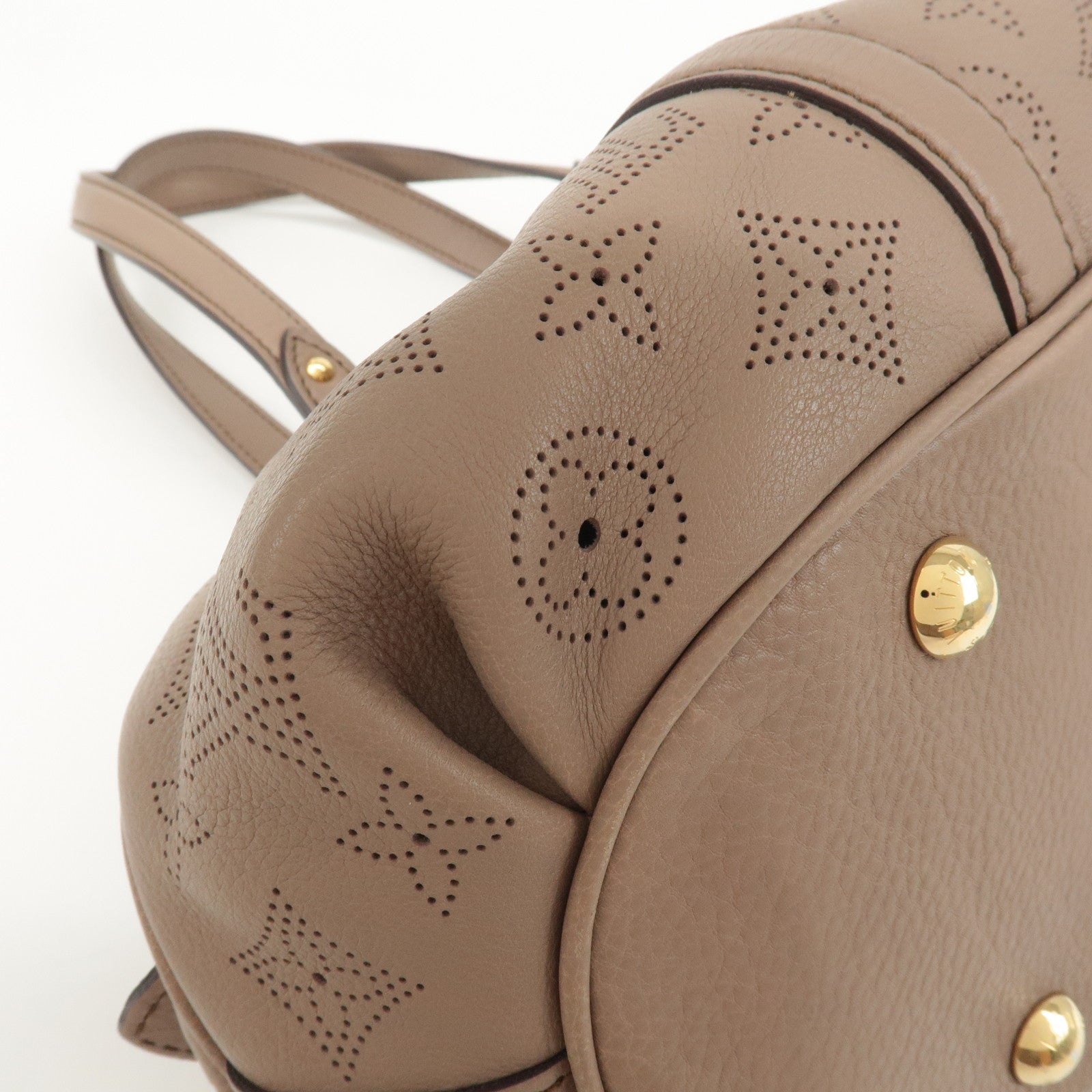 Louis Vuitton Monogram Mahina Lunar PM Shoulder Bag Sables M93433 Used