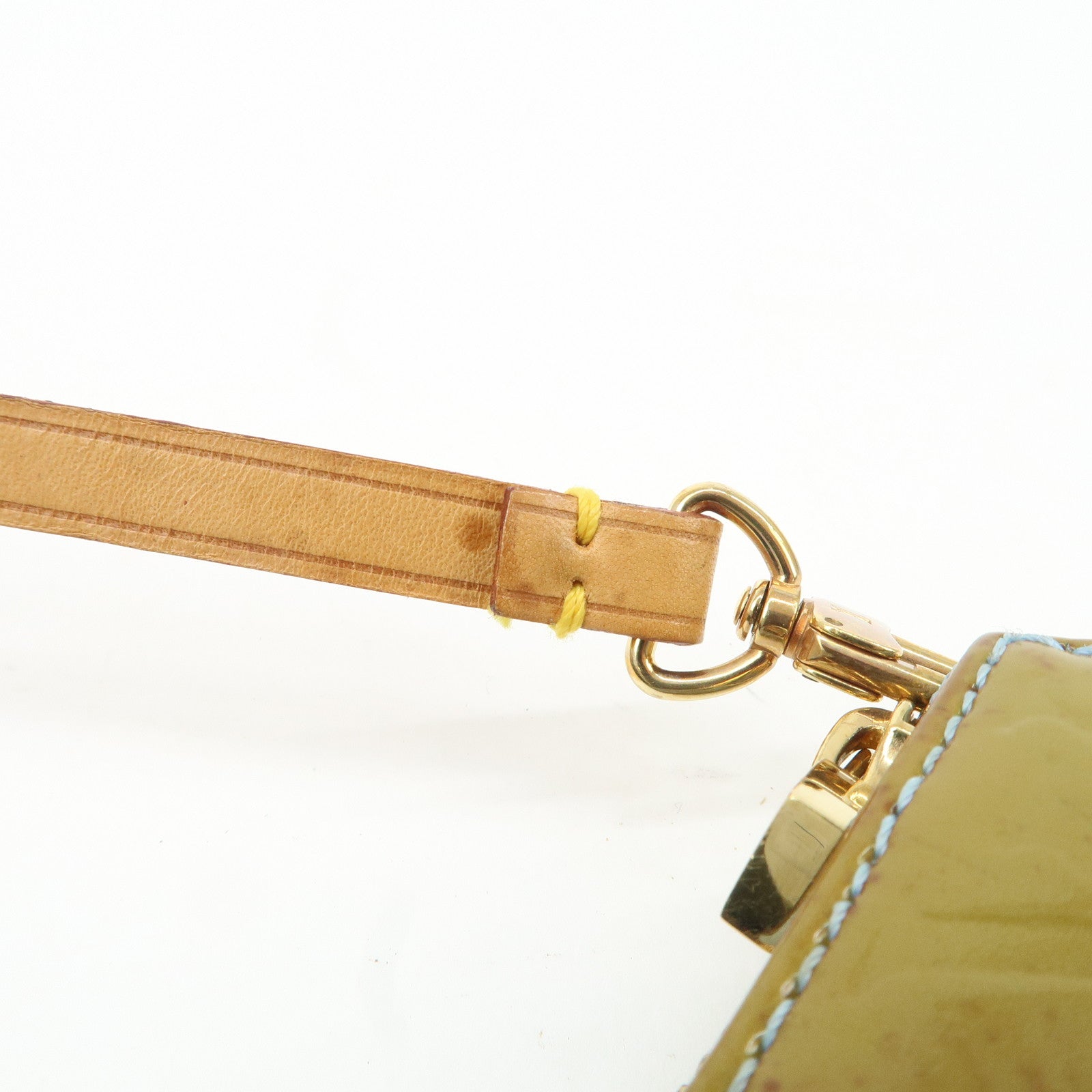 Louis Vuitton Monogram Vernis Lexington Hand Bag Baby Blue M91011 Used